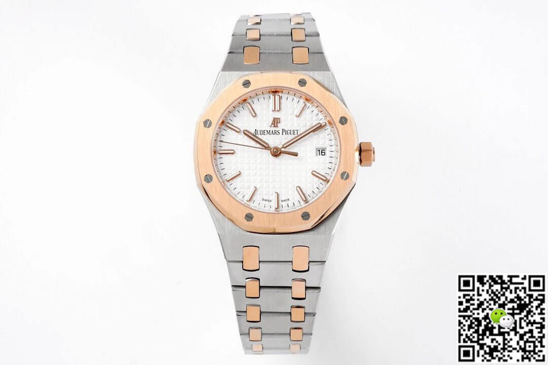 Best Replica Replica Audemars Piguet Royal Oak 77350SR.OO.1261SR.01 1:1 Best Edition 8F Factory Silver Dial - Colareps