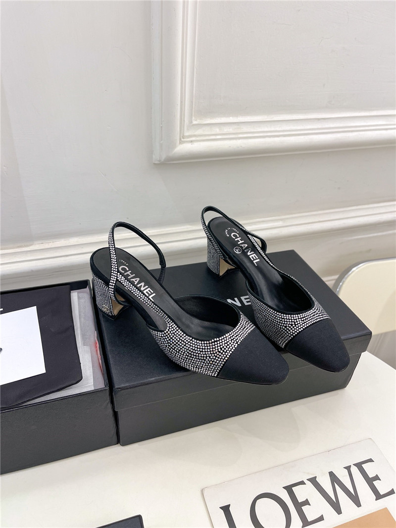 Best Replica chanel counter catwalk hot diamond sandals - Colareps
