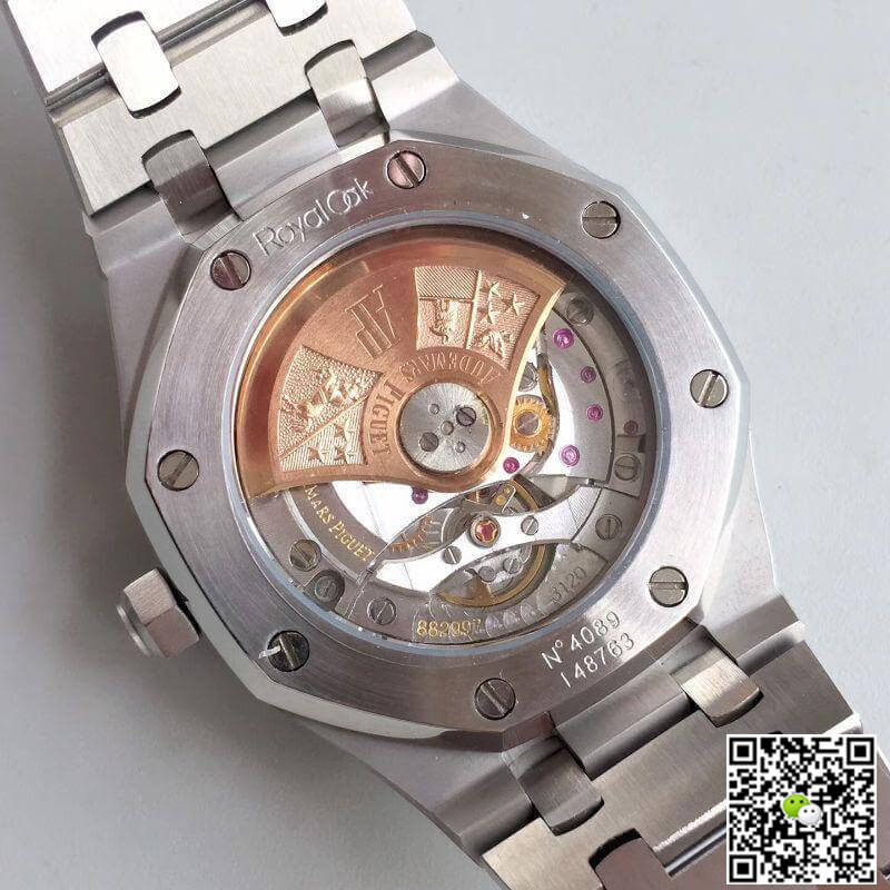 Best Replica Replica Audemars Piguet Royal Oak 15454BC.GG.1259BC.01 OM Factory 1:1 Best Edition Swiss ETA3120 Black Textured Dial - Colareps