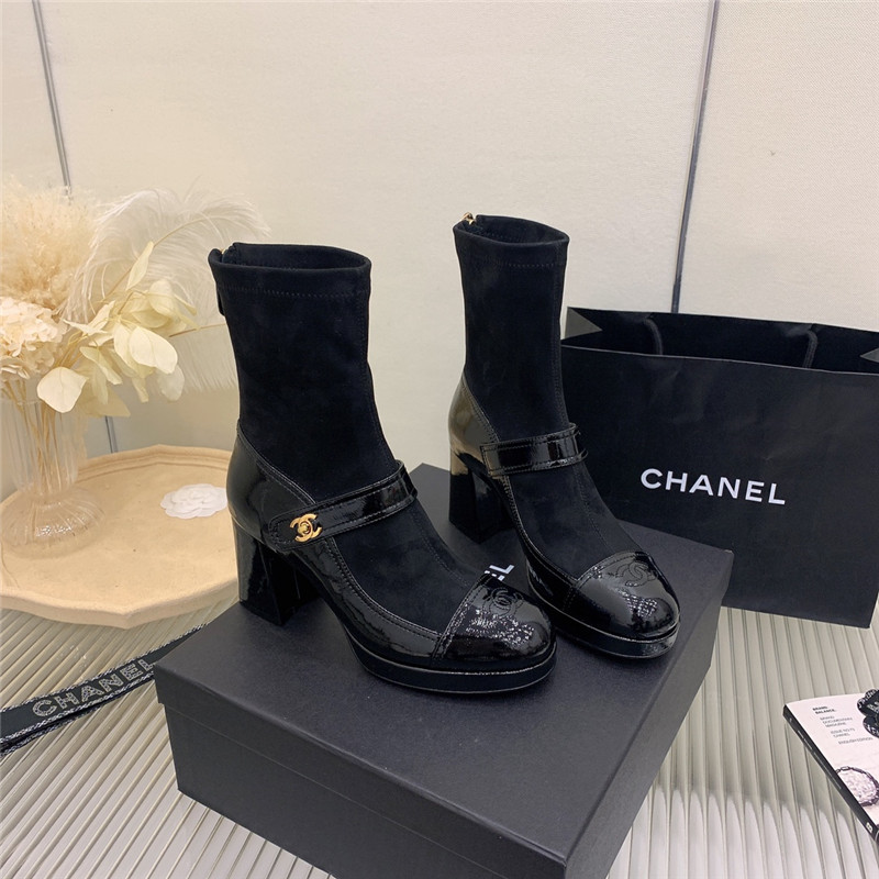 Best Replica chanel mary jane sock wool boots - Colareps