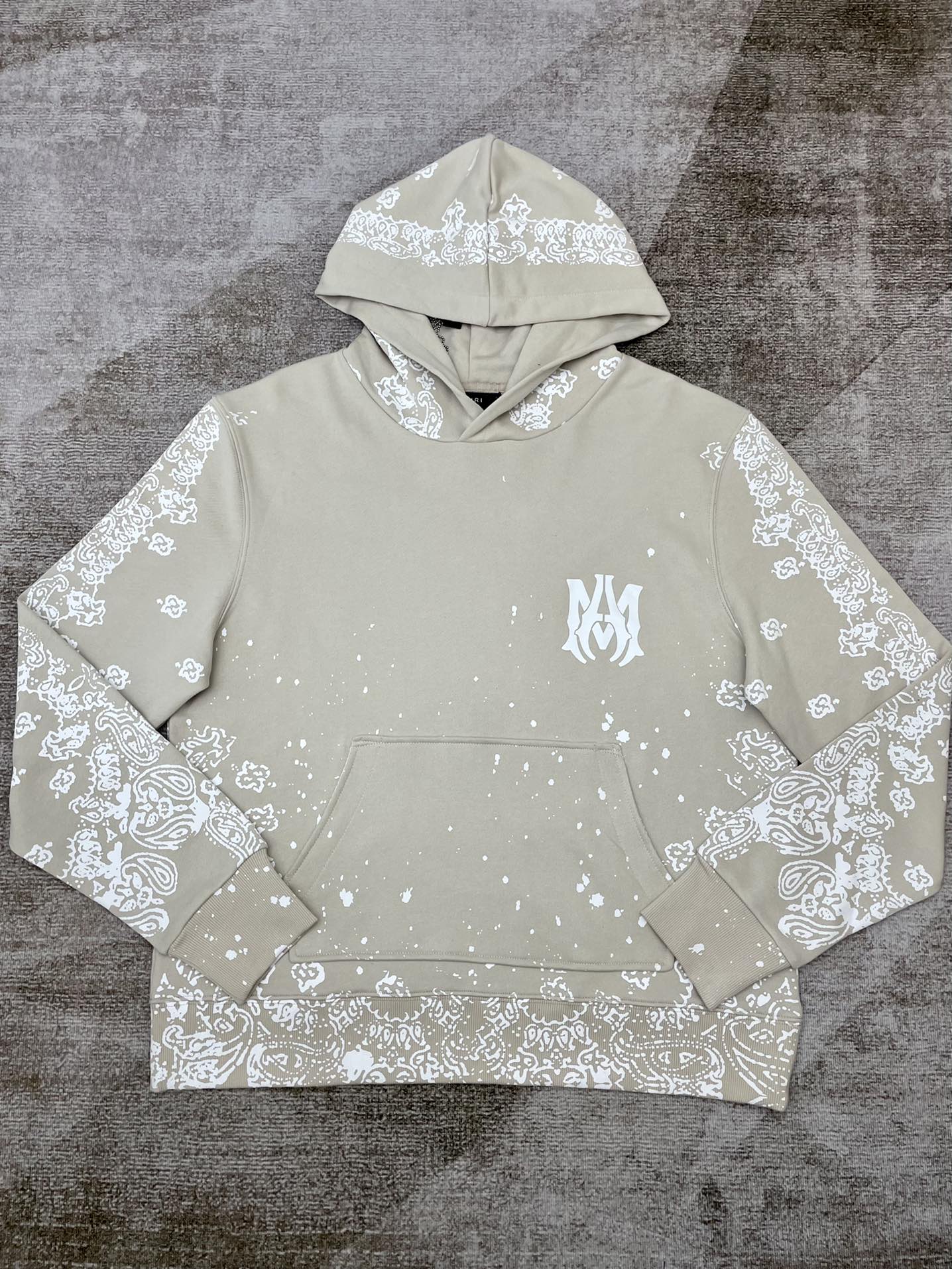 Best Replica 1:1 quality version Peripheral white cashew print sweatshirt hoodie - Colareps