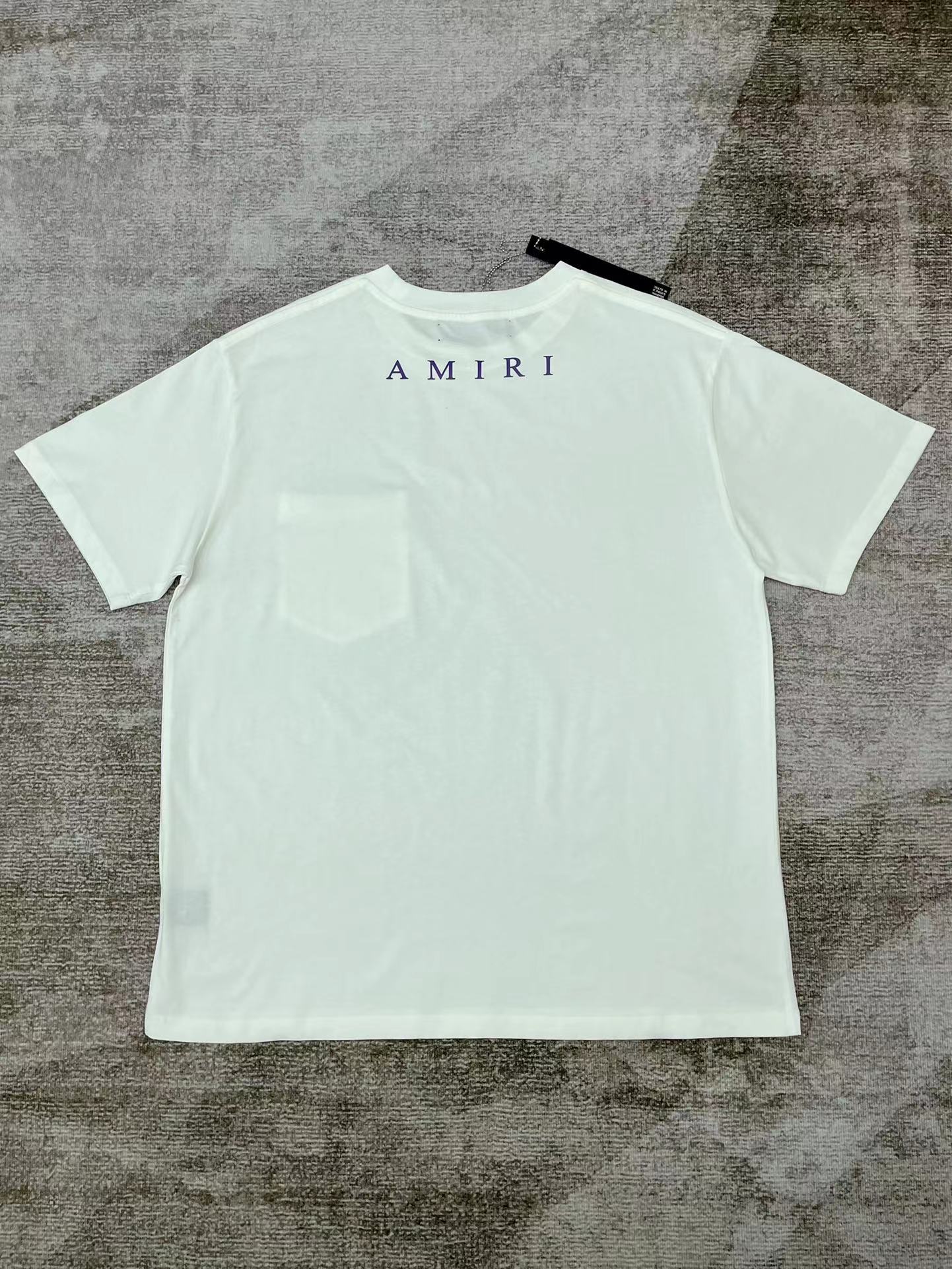 Best Replica 1:1 quality version New pocket purple print tee - Colareps