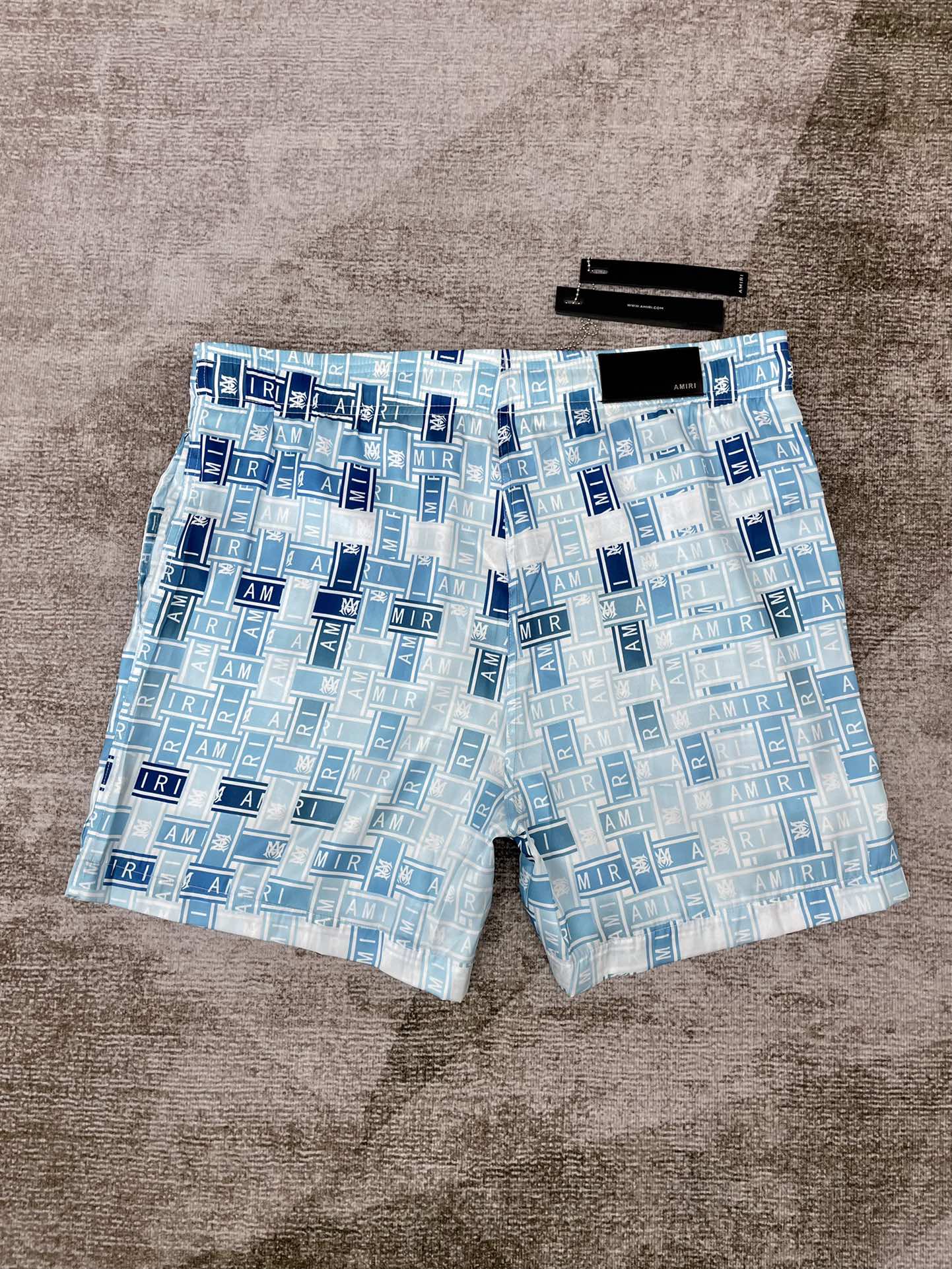 Best Replica 1:1 quality version Light blue thin silk shorts - Colareps