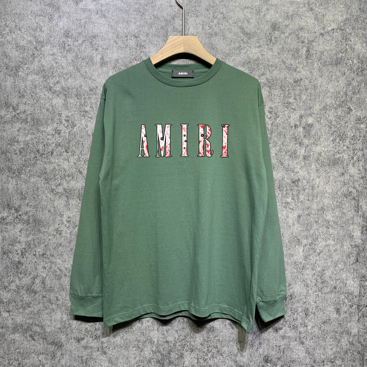 Best Replica Amiri Replica Multicolored Paisley Alphabet Long Sleeves Shirt - Colareps