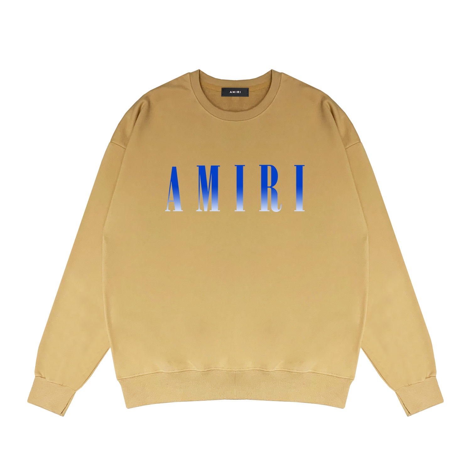 Best Replica Gradient classic Jane letter print round neck sweatshirt - Colareps