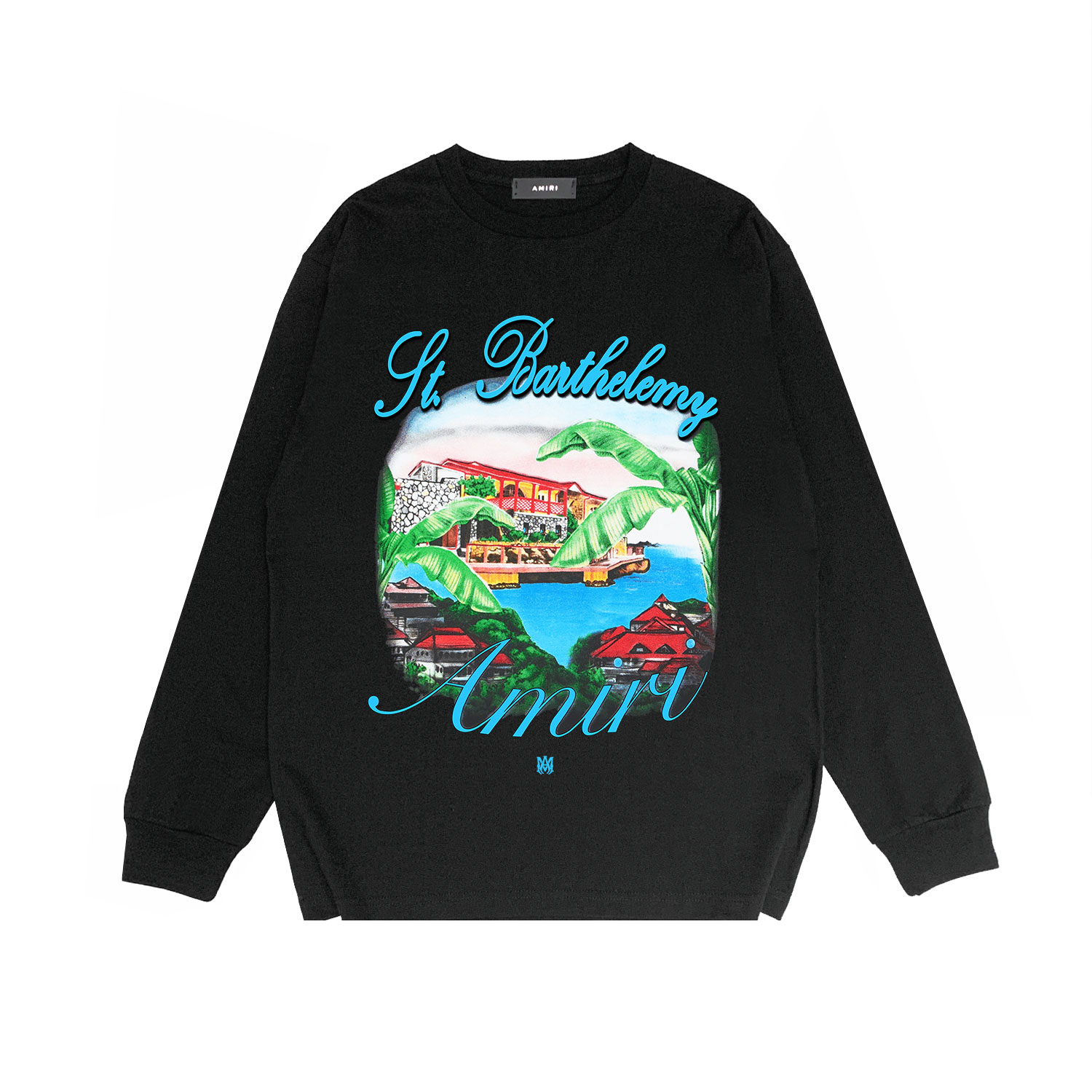 Best Replica Mountain Villa print medium-length sleeve T-shirt 22 colors - Colareps