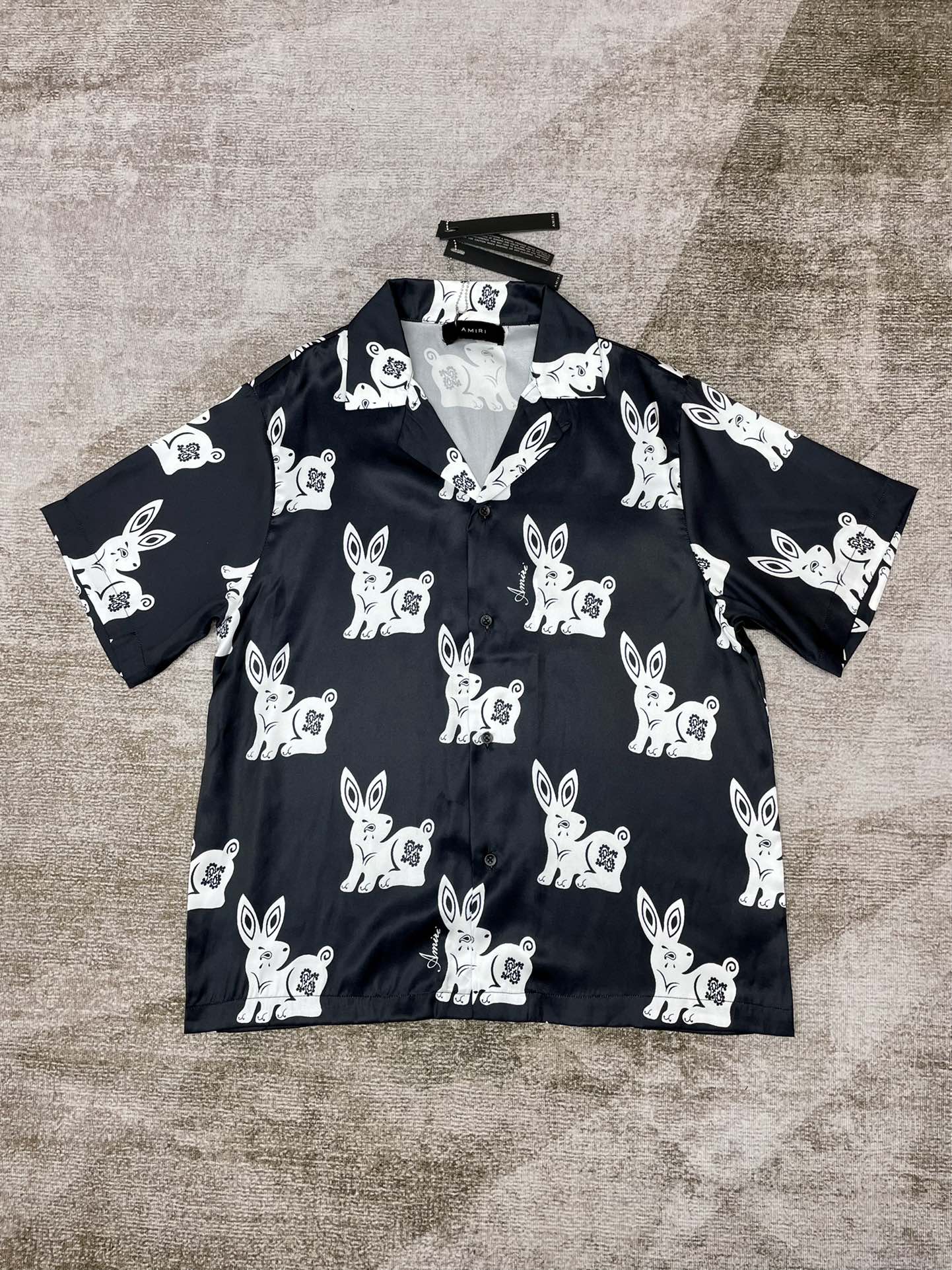 Best Replica 1:1 quality version Rabbit Year Limited Edition Silk Shirt - Colareps