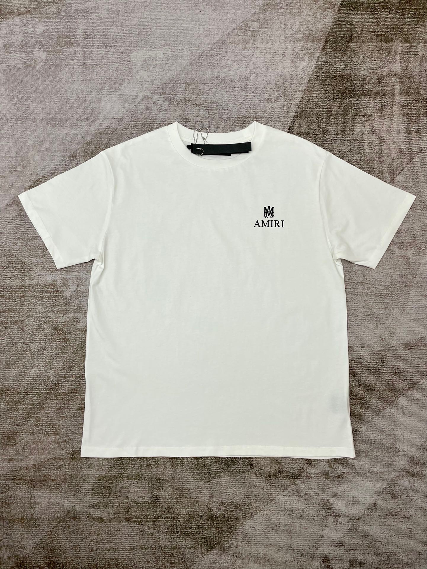 Best Replica 1:1 quality version AM small letter logo tee 2 colors - Colareps