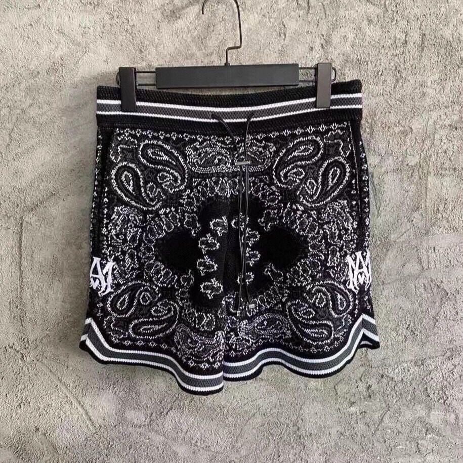 Best Replica 1:1 quality @miri embroidered logo cashmere bandana shorts - Colareps