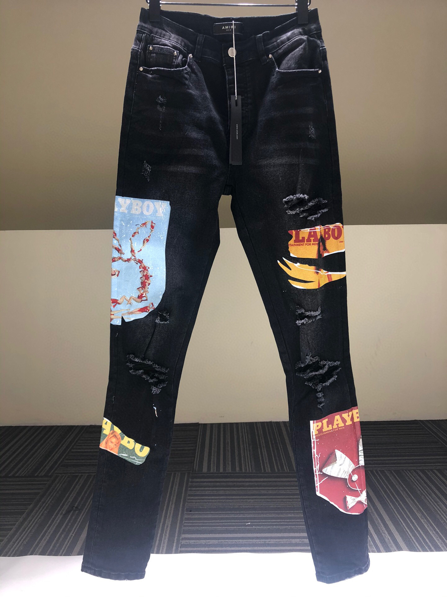 Best Replica Amiri Jeans Replica Photo patch denim - Colareps