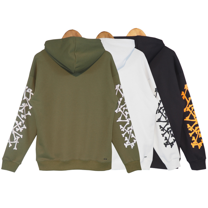 Best Replica Double Arm Bones Print Hoodie 3colors - Colareps