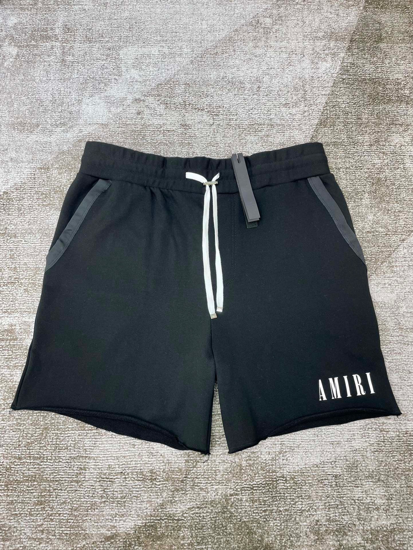 Best Replica 1:1 quality version Small letter hem destruction shorts - Colareps