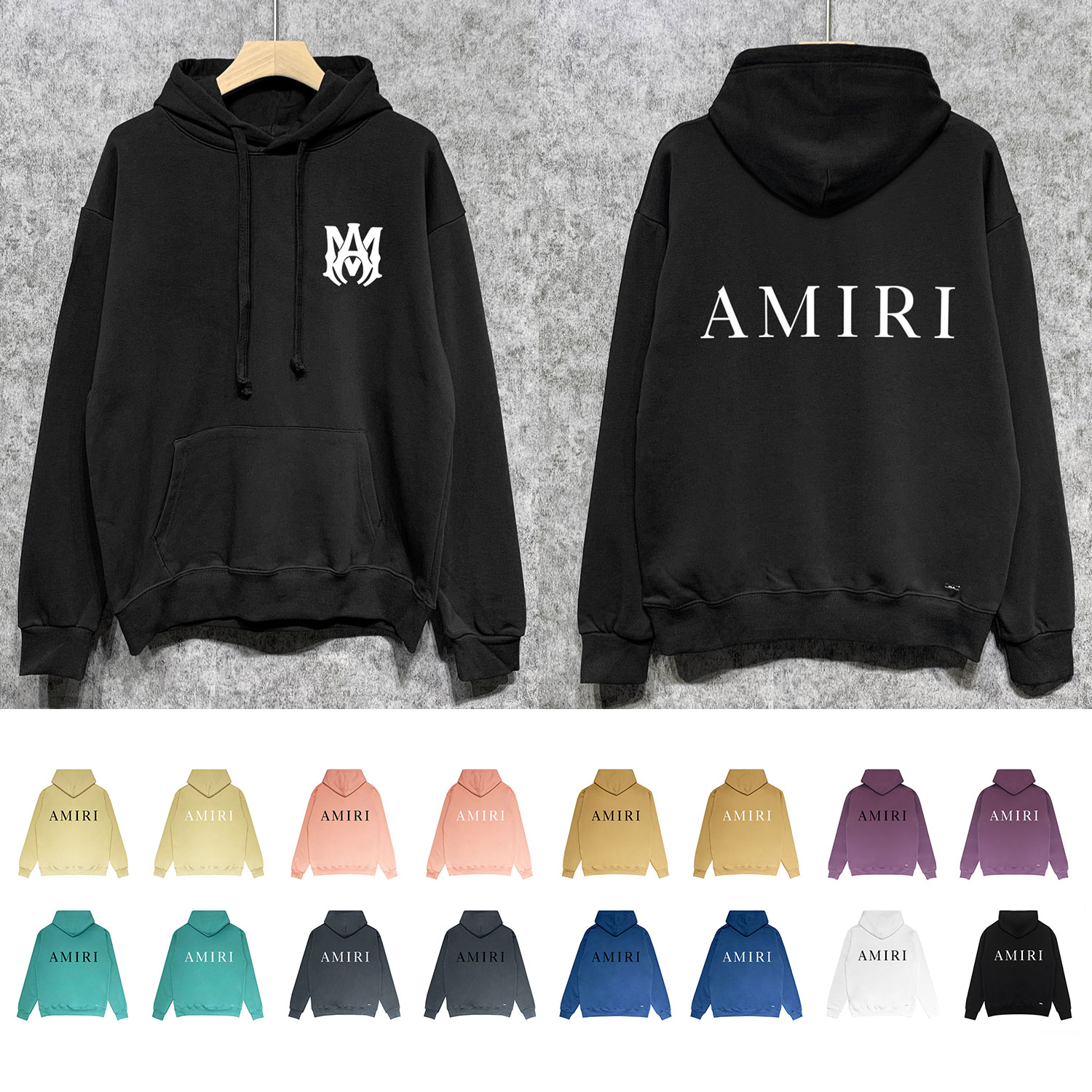 Best Replica Simple Letter Hoodie 16 Colors - Colareps