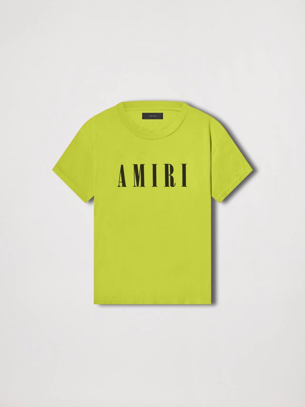 Best Replica 1:1 quality version Fluorescent yellow letter printed tee - Colareps