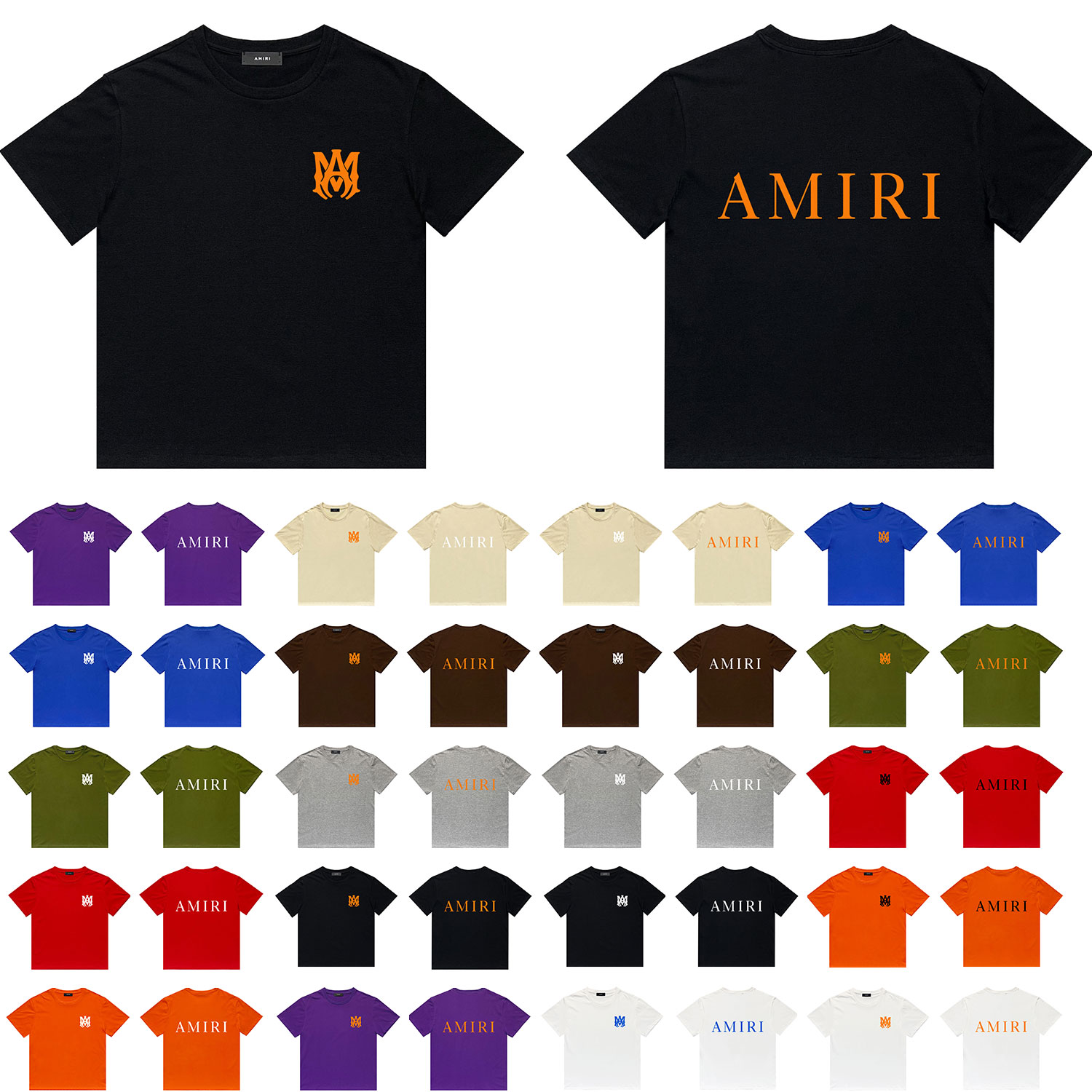 Best Replica Simple letter print tee 20 colors - Colareps