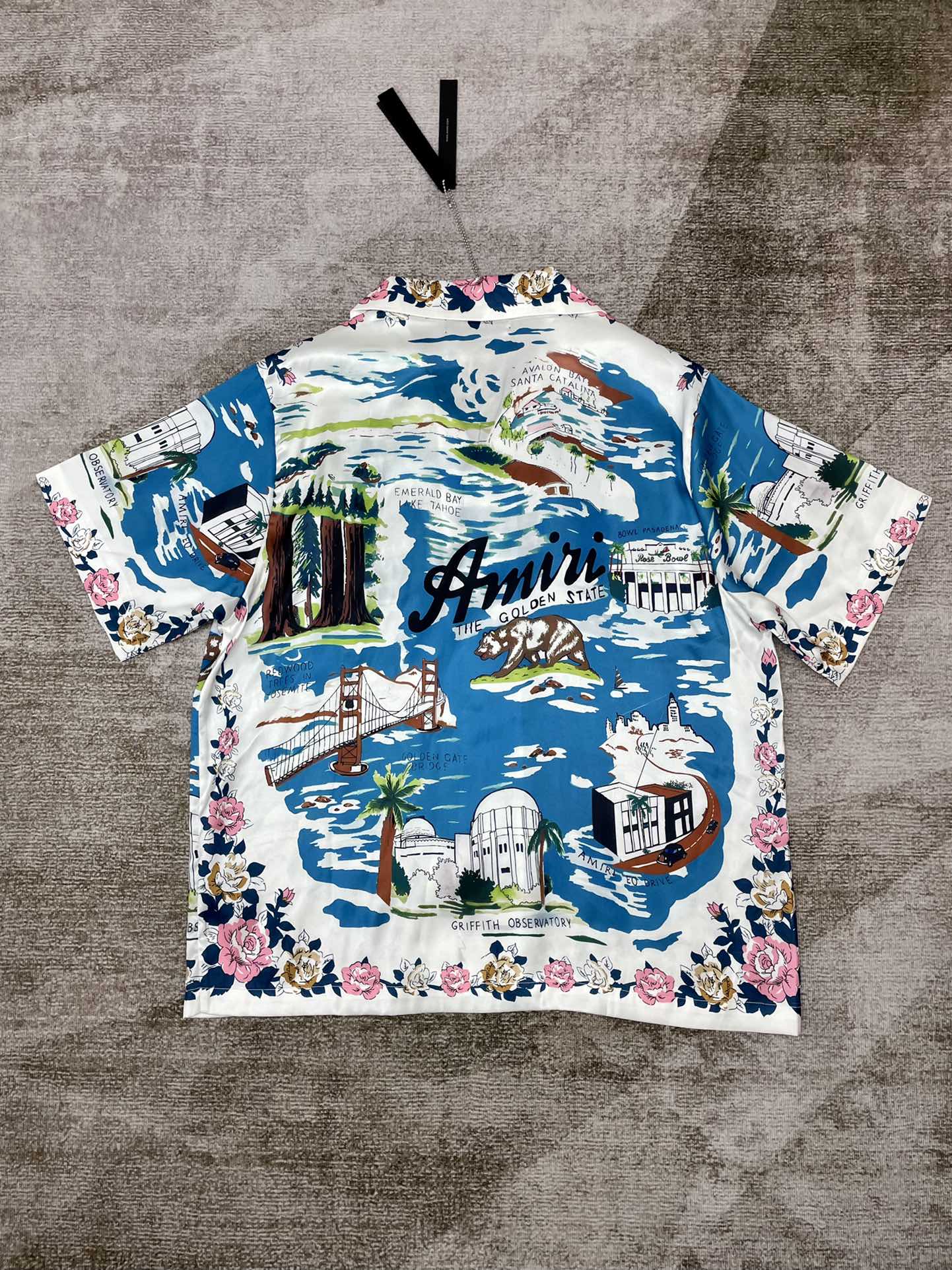 Best Replica 1:1 quality version Holiday travel silk short sleeve  shirt - Colareps