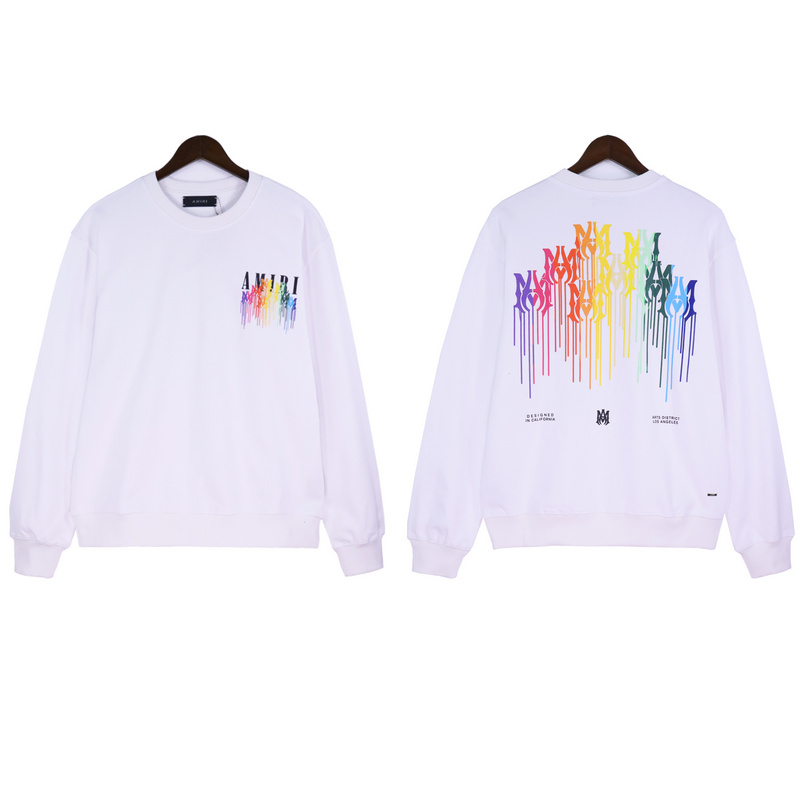 Best Replica Double M Rainbow Refraction Print Hoodie - Colareps