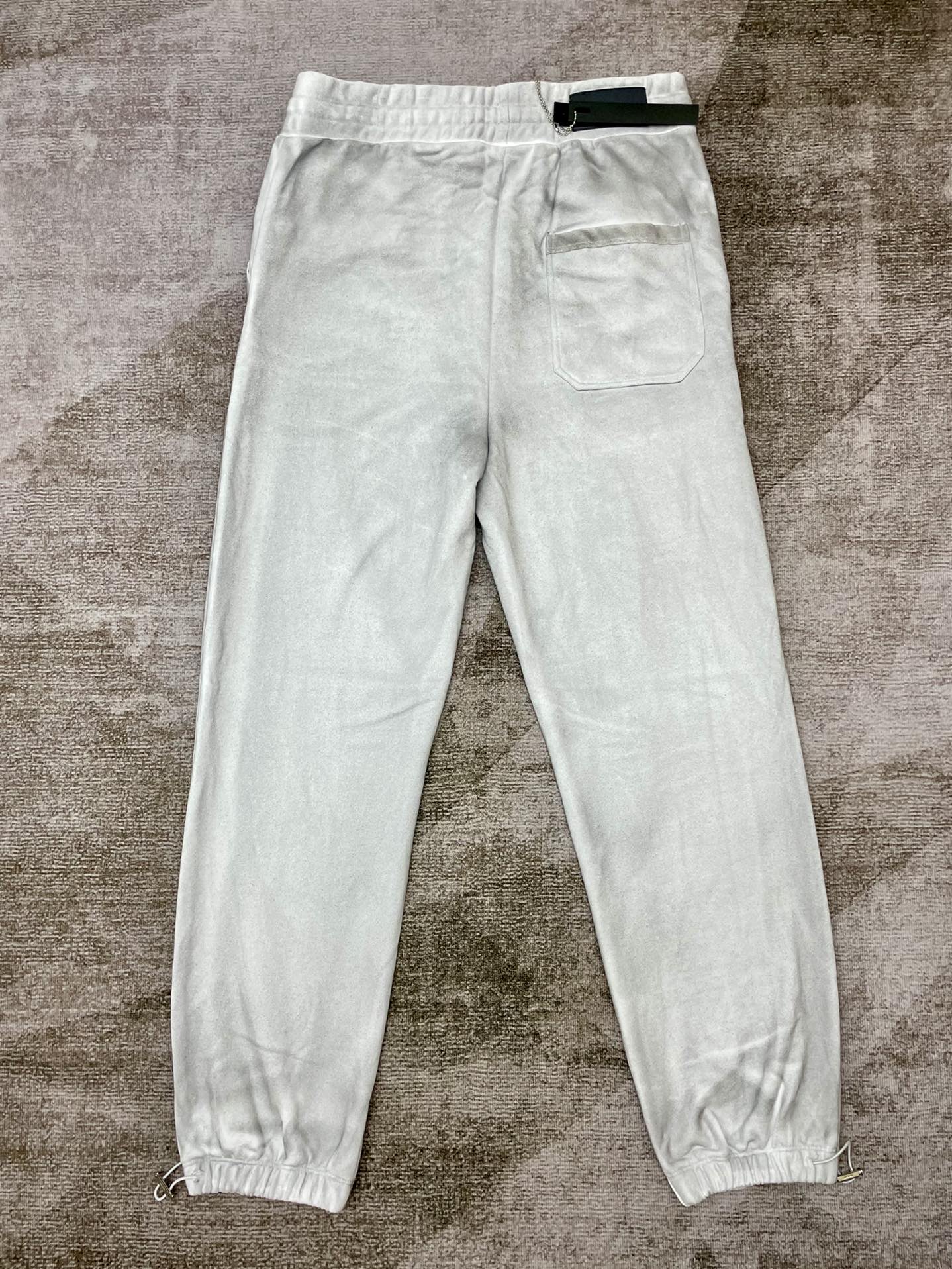 Best Replica 1:1 quality version Zipper pocket logo spray print sweatpants pants - Colareps