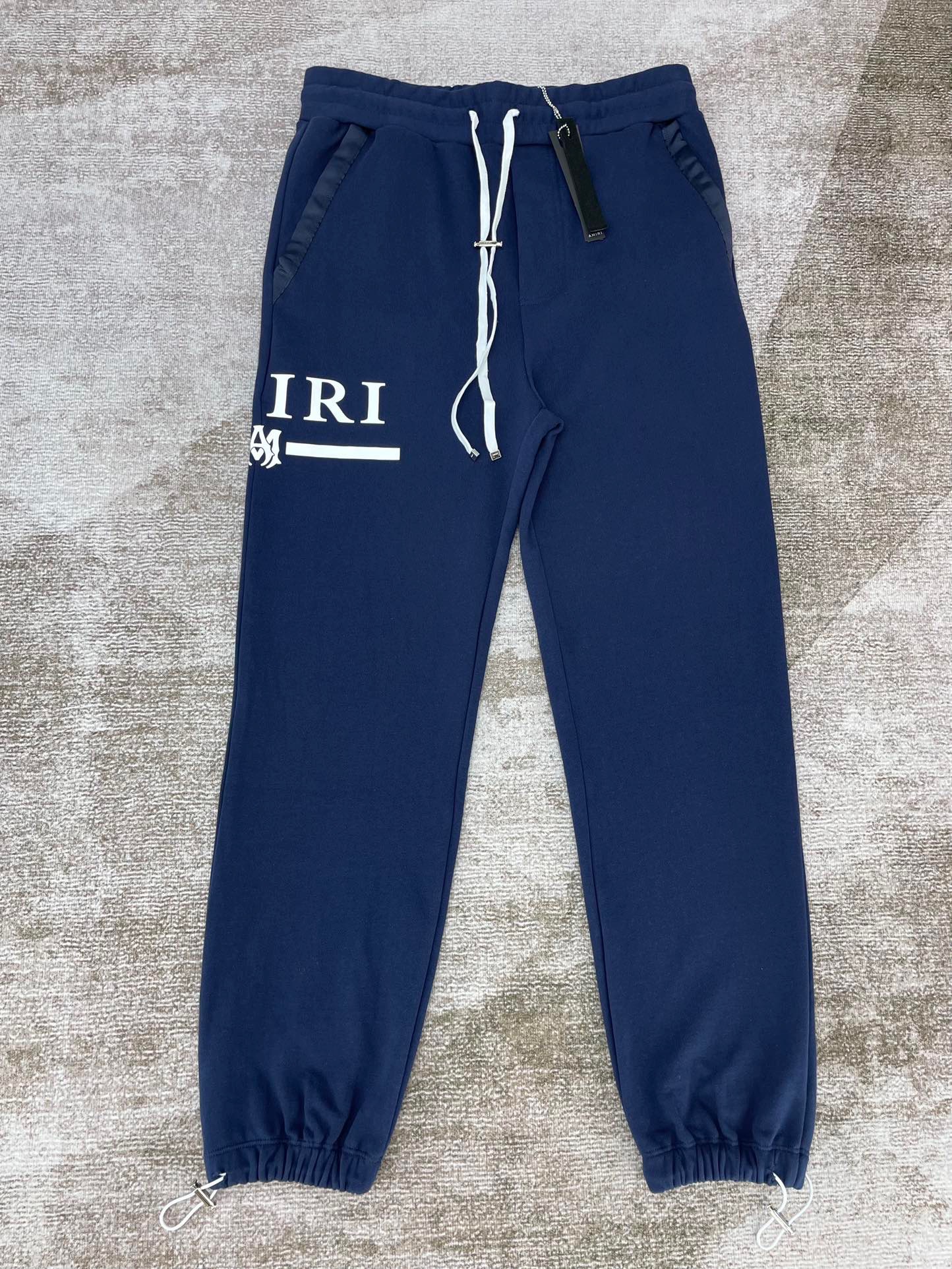 Best Replica [Buy more Save more]1:1 quality version Stripe monogrammed sweatpants Black&Blue - Colareps