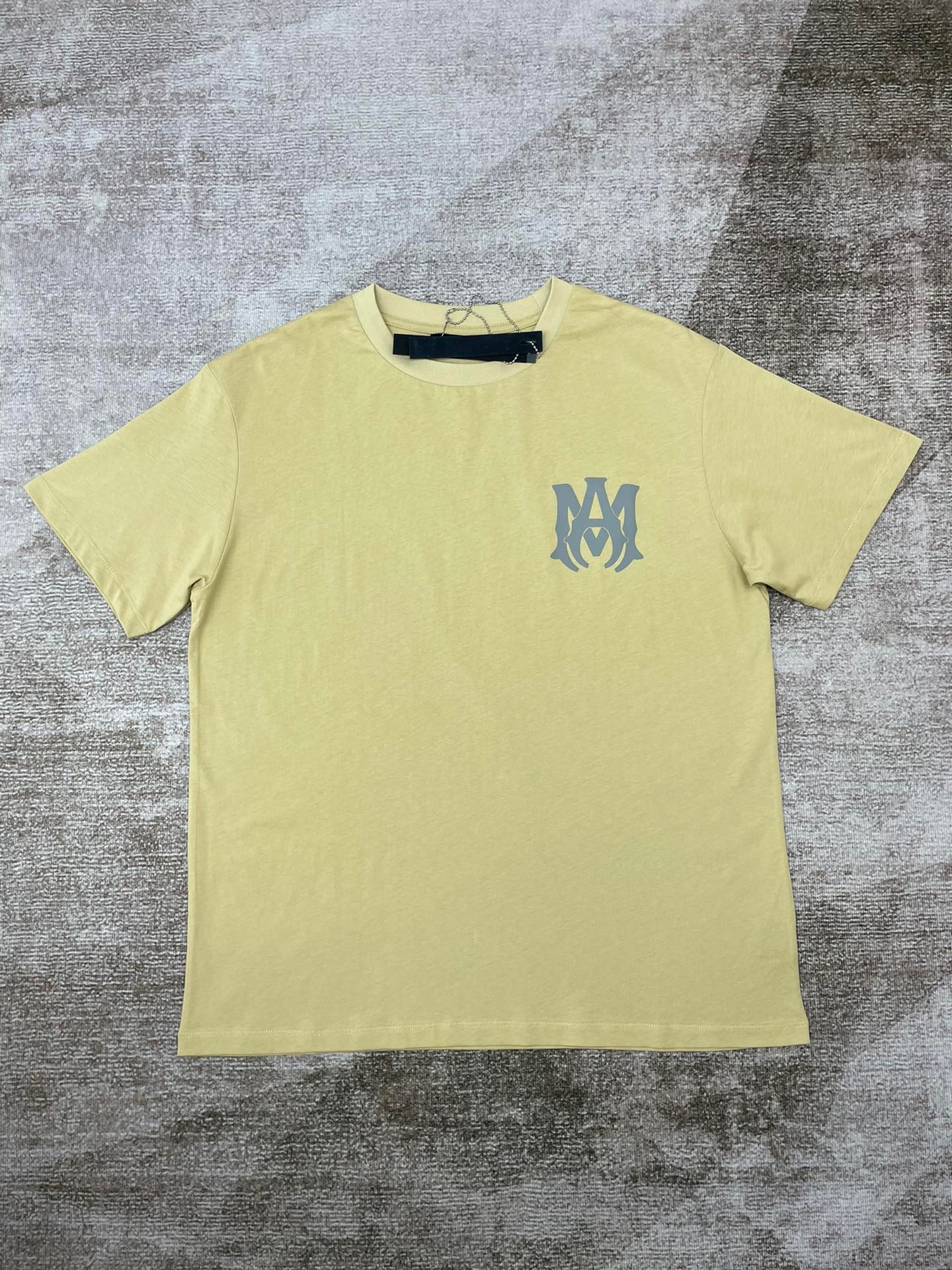 Best Replica 1:1 quality version Basic Letter tee Khaki - Colareps
