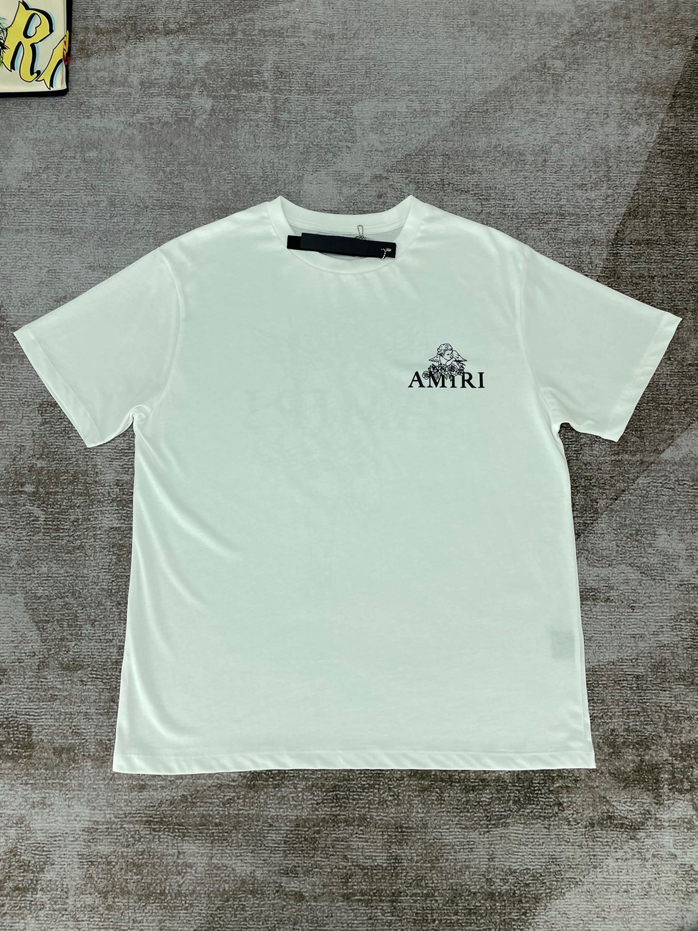 Best Replica [Buy more Save more]1:1 quality version Foamed angel print short sleeves- - Colareps