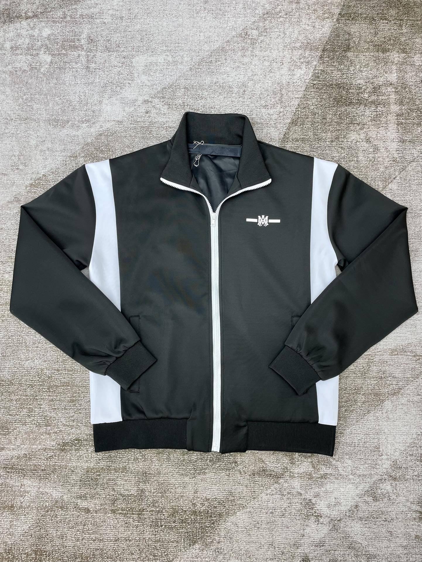 Best Replica 1:1 quality version Two-color stitching three-dimensional embroidered letters cotton sports jacket - Colareps