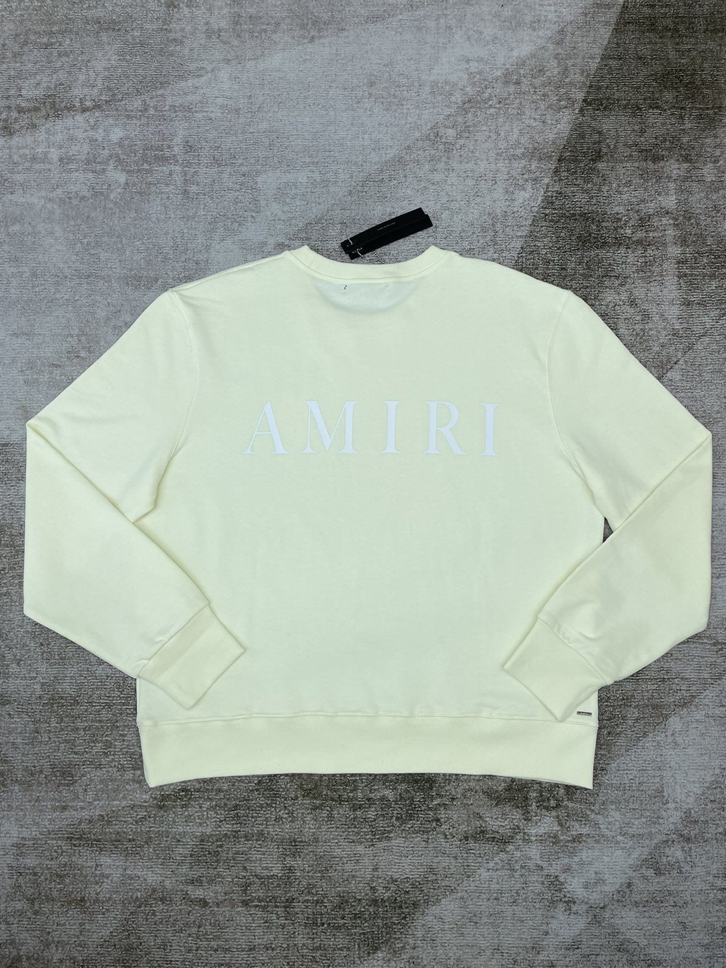 Best Replica 1:1 quality version Beige Terry Crew Neck Sweatshirt - Colareps