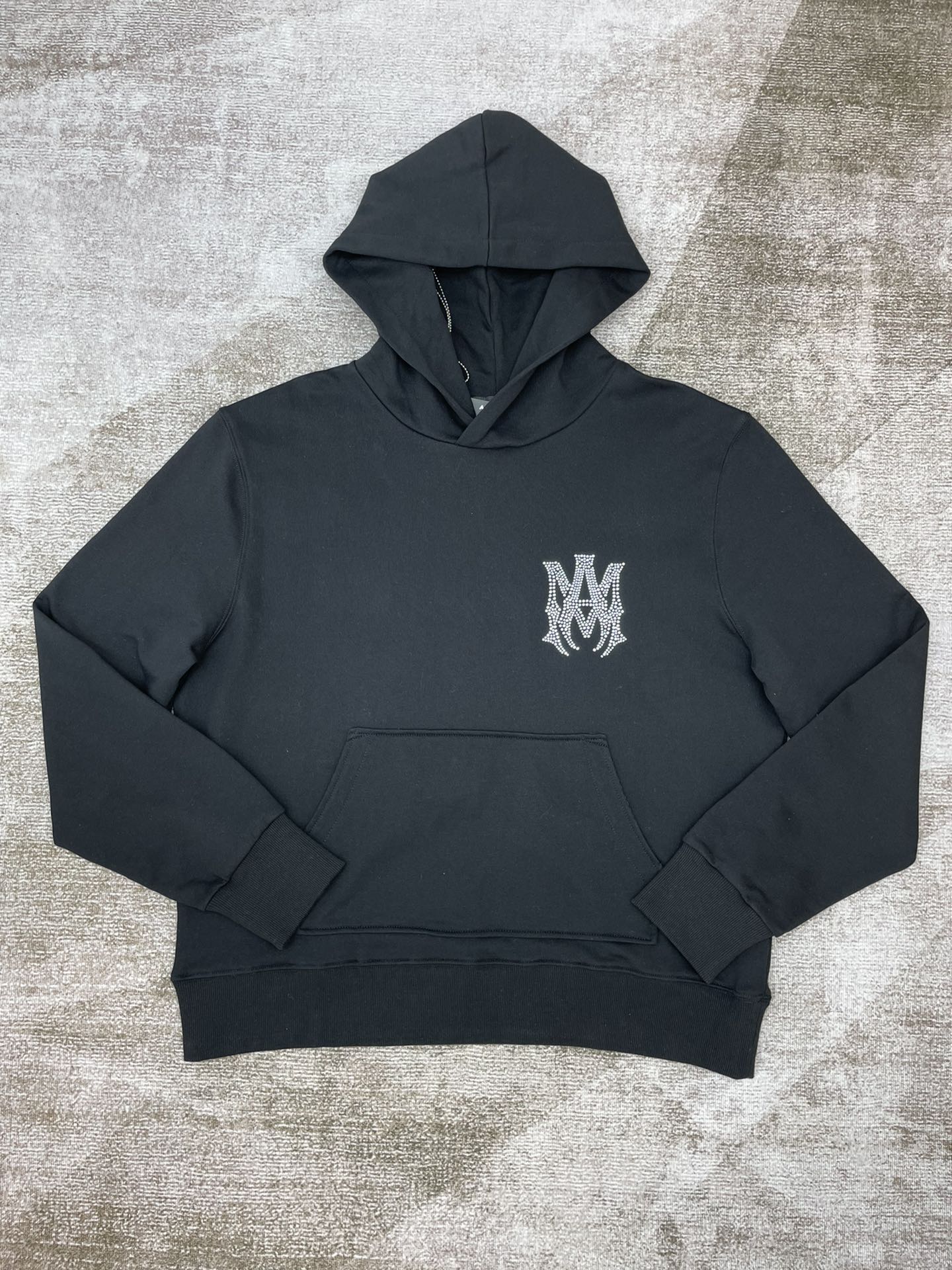 Best Replica 1:1 quality version Shiny diamond monogrammed terry hoodie - Colareps