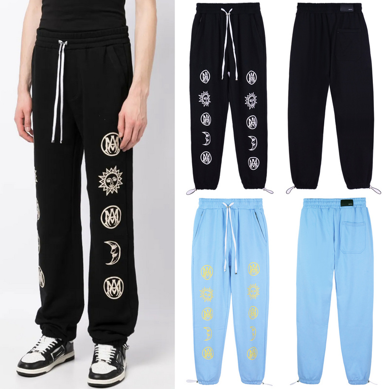 Best Replica Sun, Moon & Stars Printed Sweatpants 2colors - Colareps