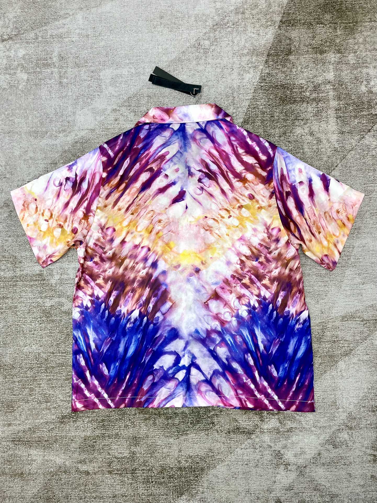 Best Replica 1:1 quality version Colorful tie-dye silk short sleeve shirt - Colareps