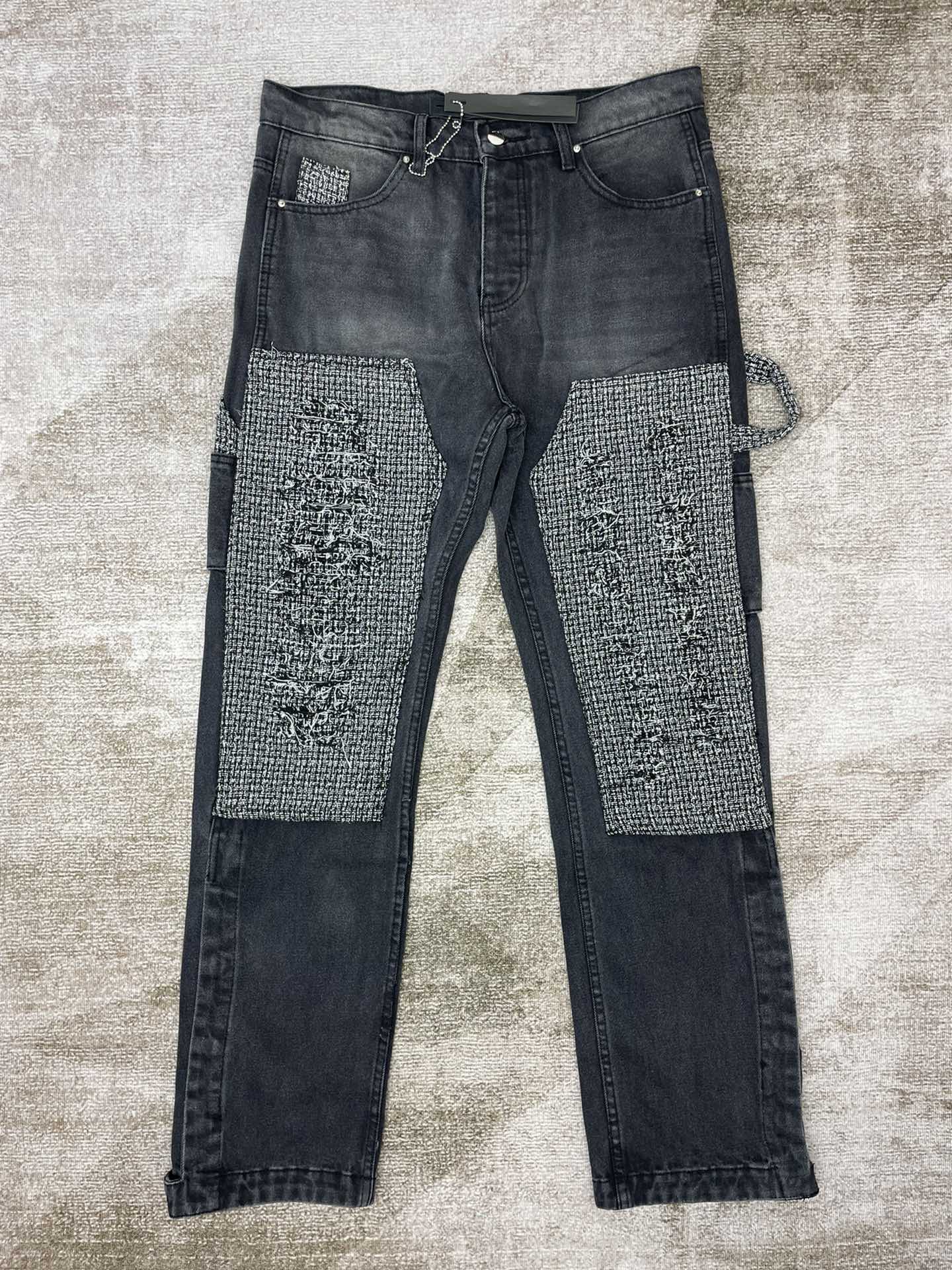 Best Replica Amiri Jeans Replica Straight-legged New Row - Colareps