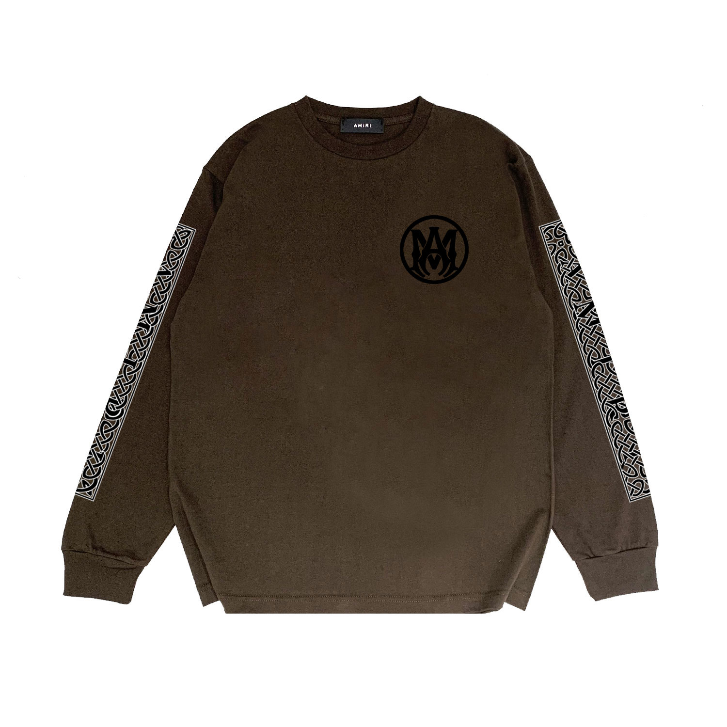 Best Replica Sun moon and stars printed long-sleeved T-shirt 22 colors - Colareps