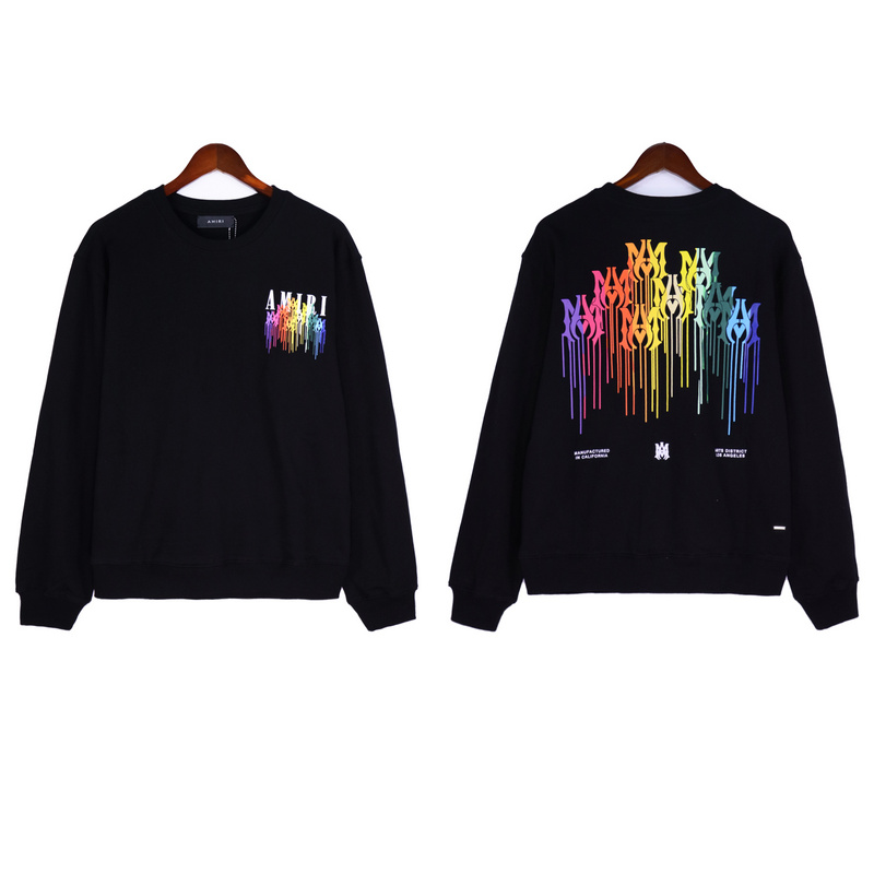Best Replica Double M Rainbow Refraction Print Hoodie - Colareps