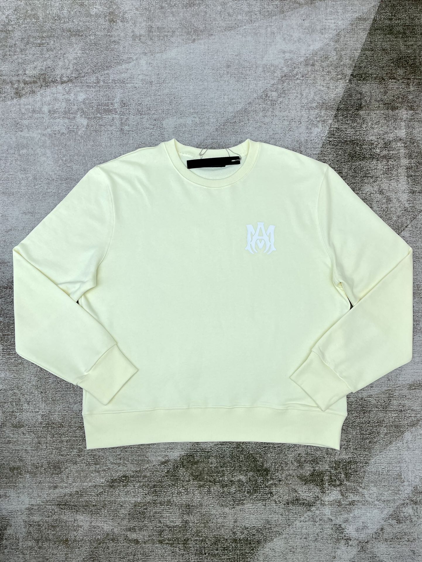 Best Replica 1:1 quality version Beige Terry Crew Neck Sweatshirt - Colareps