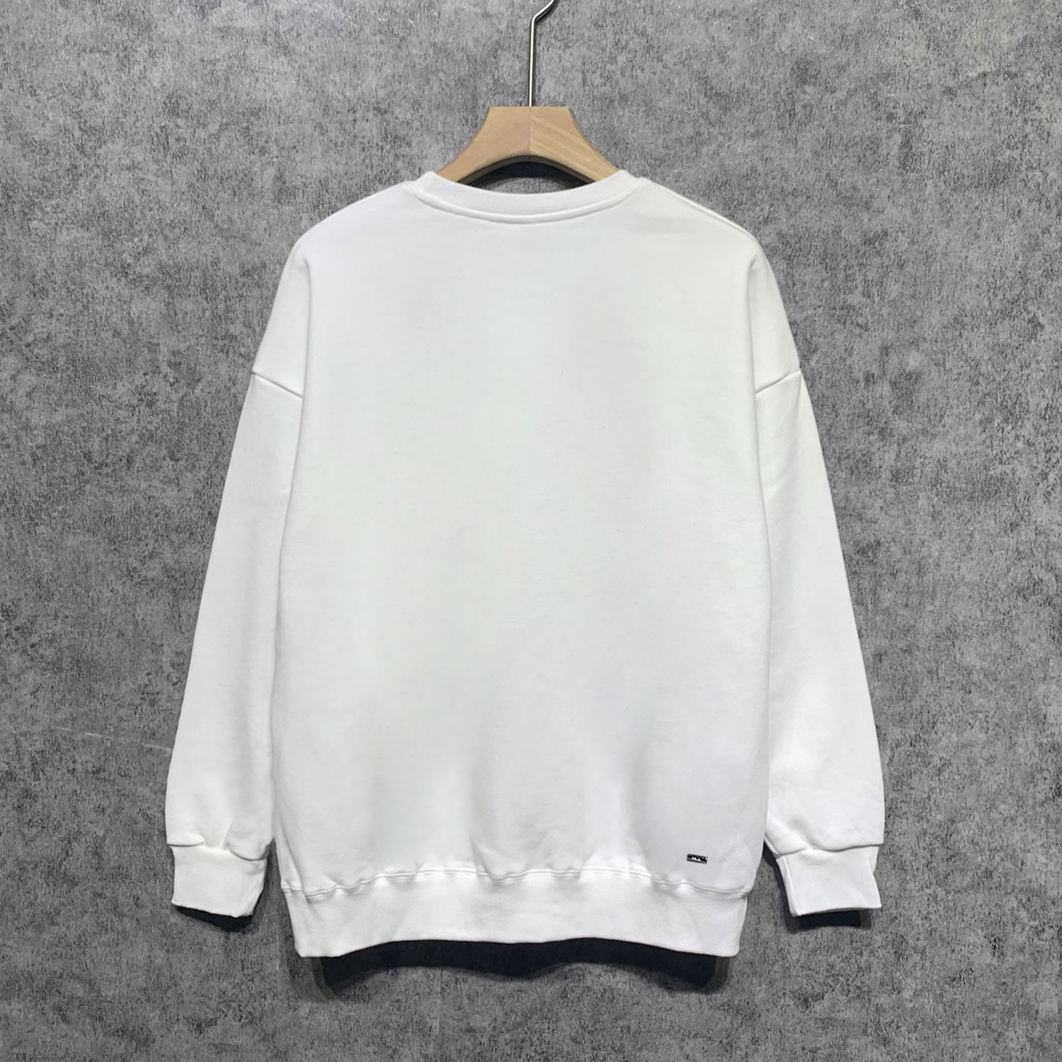 Best Replica Amiri Replica Hand rest planet letter print round neck sweater - Colareps