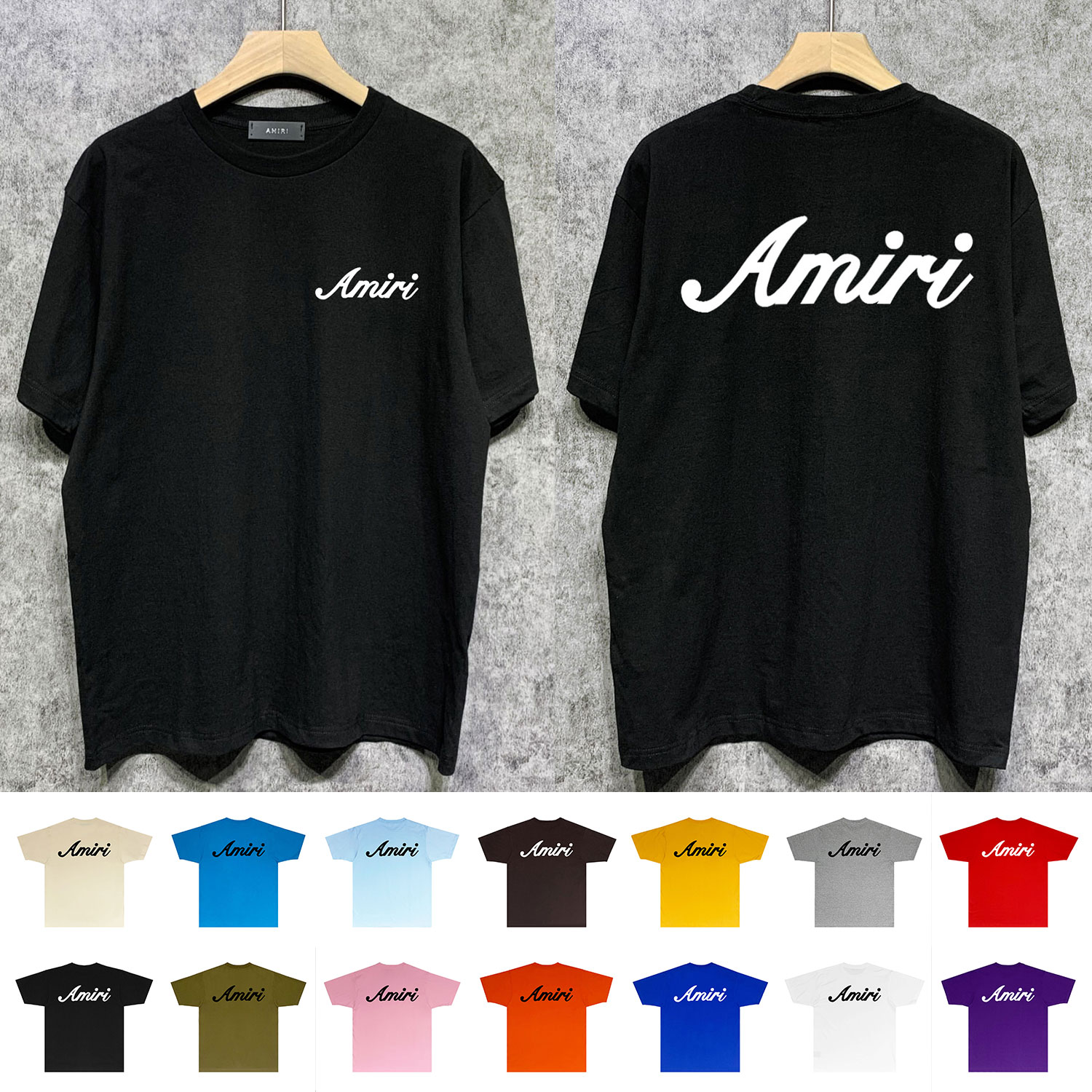 Best Replica New font printing short-sleeved T-shirt multiple styles - Colareps