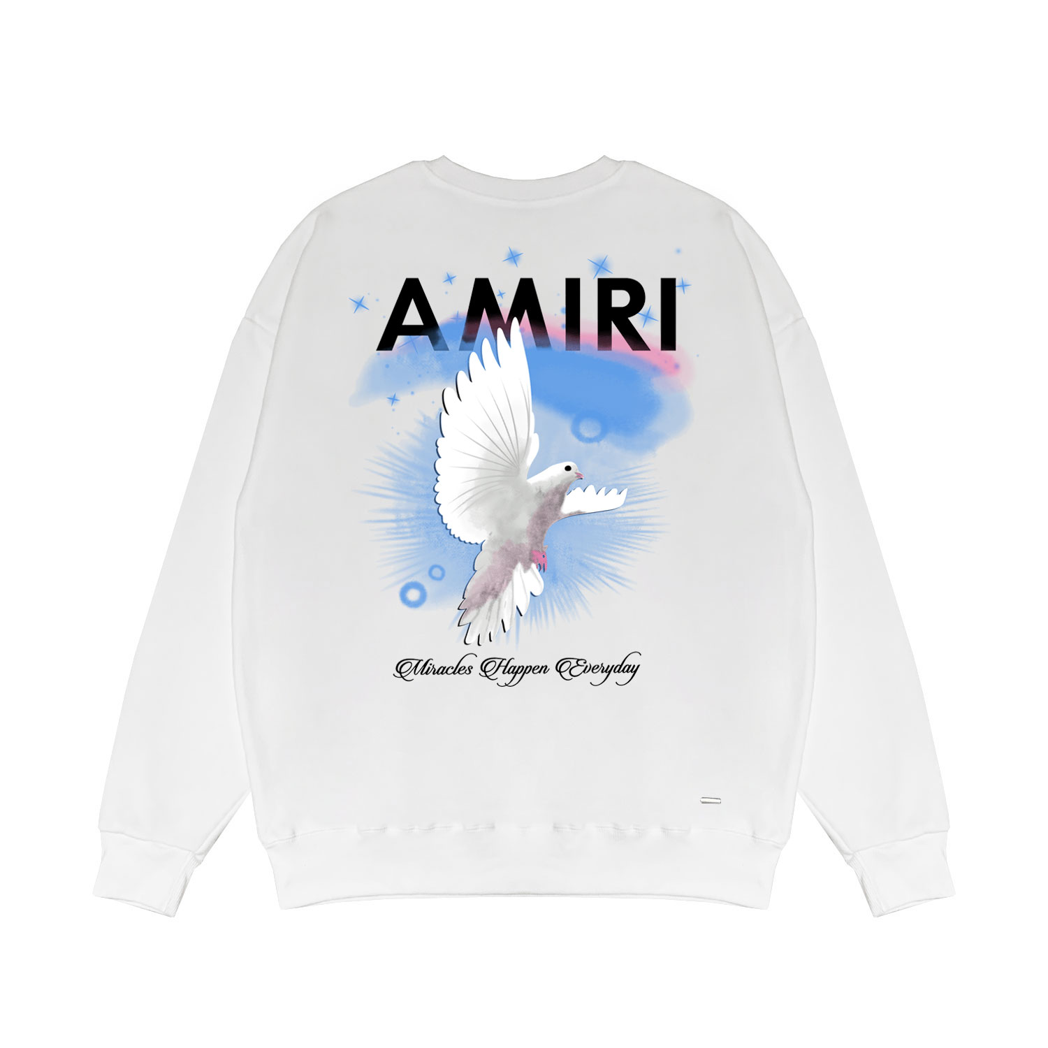 Best Replica Peace doves printed round neck sweatshirt - Colareps