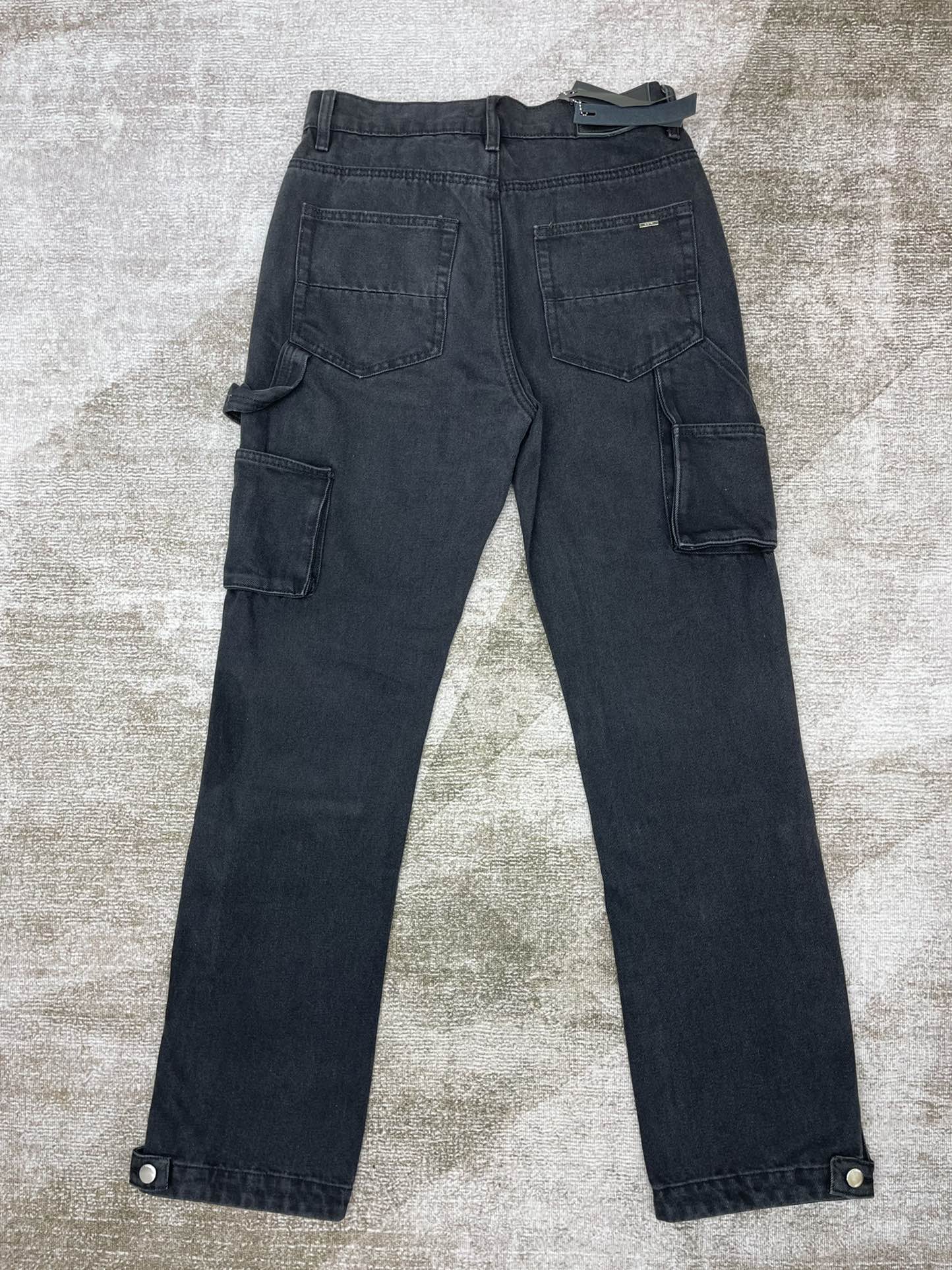 Best Replica Amiri Jeans Replica Classic Big Wide Leg Button - Colareps