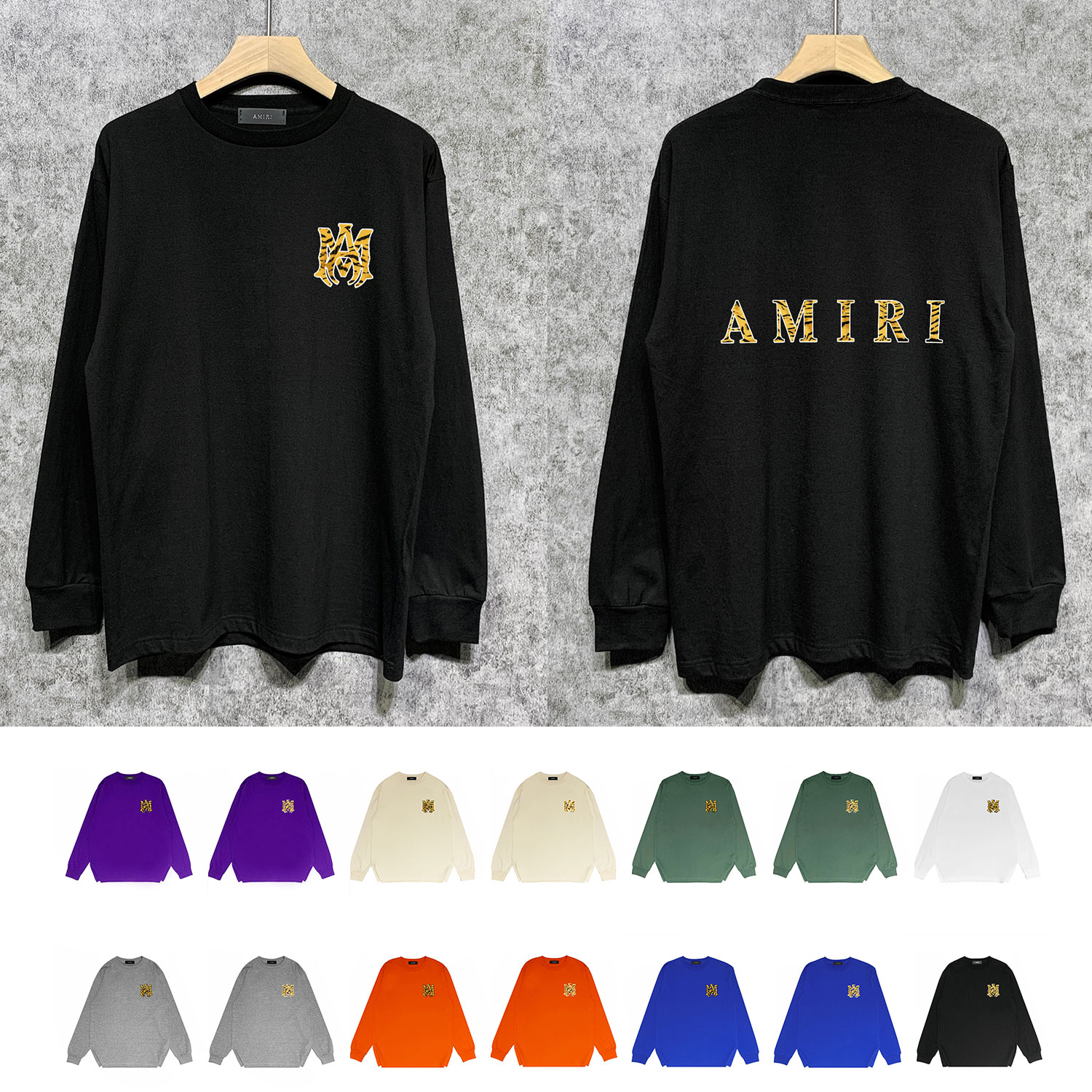 Best Replica Tiger logo Letter Print Long sleeve - Colareps