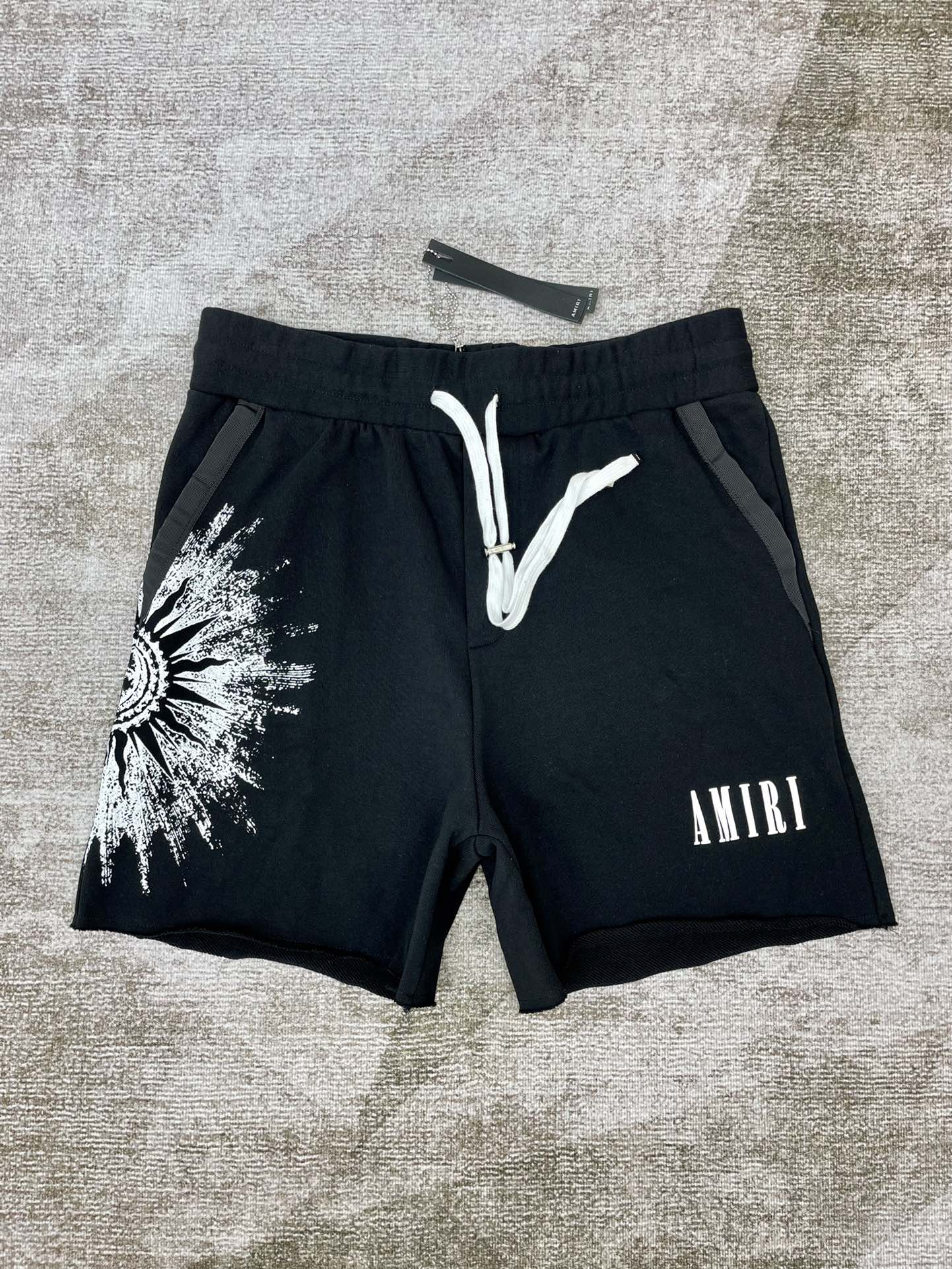 Best Replica 1:1 quality version Black & white sun print shorts - Colareps