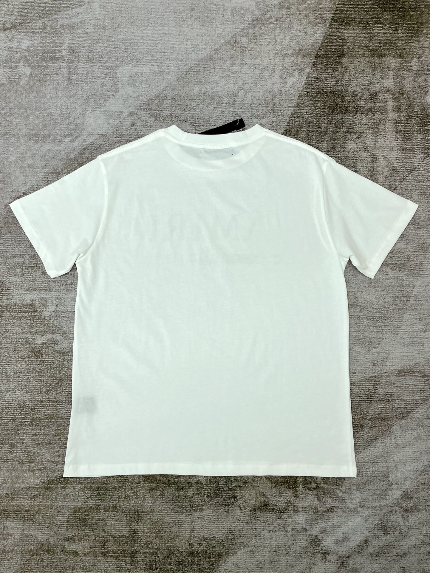 Best Replica 1:1 quality version Black logo foam print short sleeve tee - Colareps
