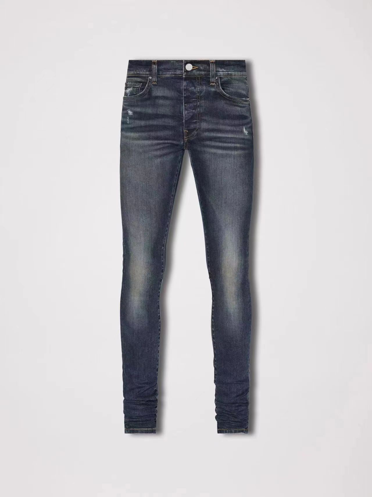 Best Replica Amiri Jeans Replica Basic dark blue worn-out - Colareps