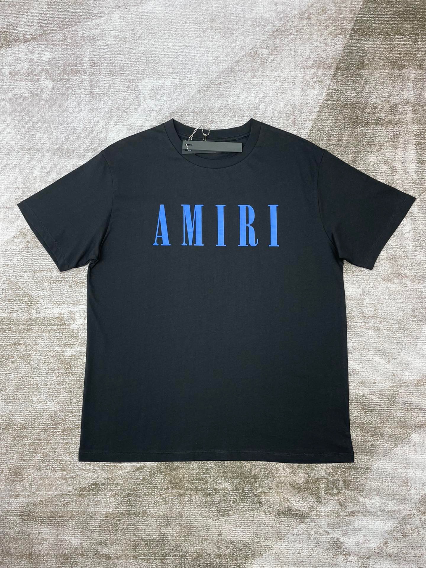 Best Replica 1:1 quality version Black and blue letter tee - Colareps