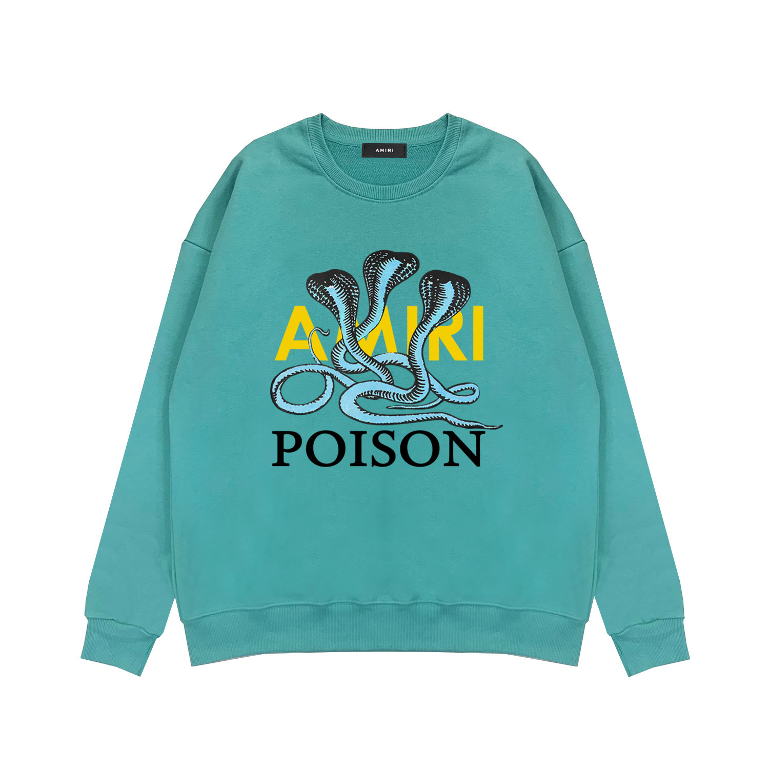 Best Replica Amiri Replica Cobra lettering crewneck sweatshirt - Colareps