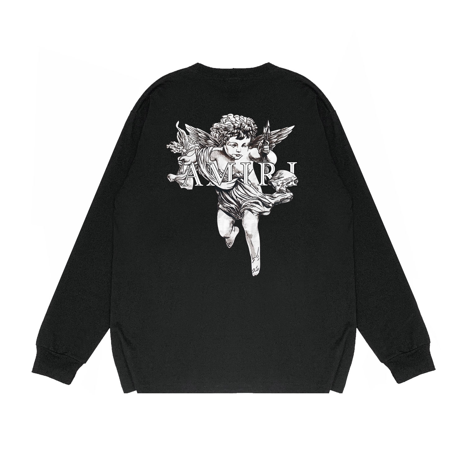 Best Replica Oil painting angel print long sleeve tee 12 colors - Colareps