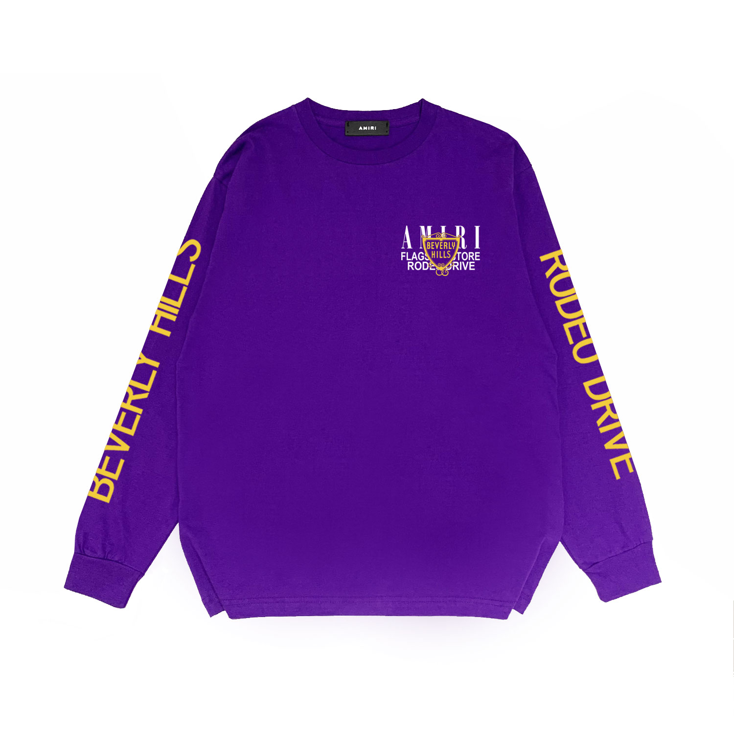 Best Replica Gold Cup Alphabet Print Long Sleeve - Colareps