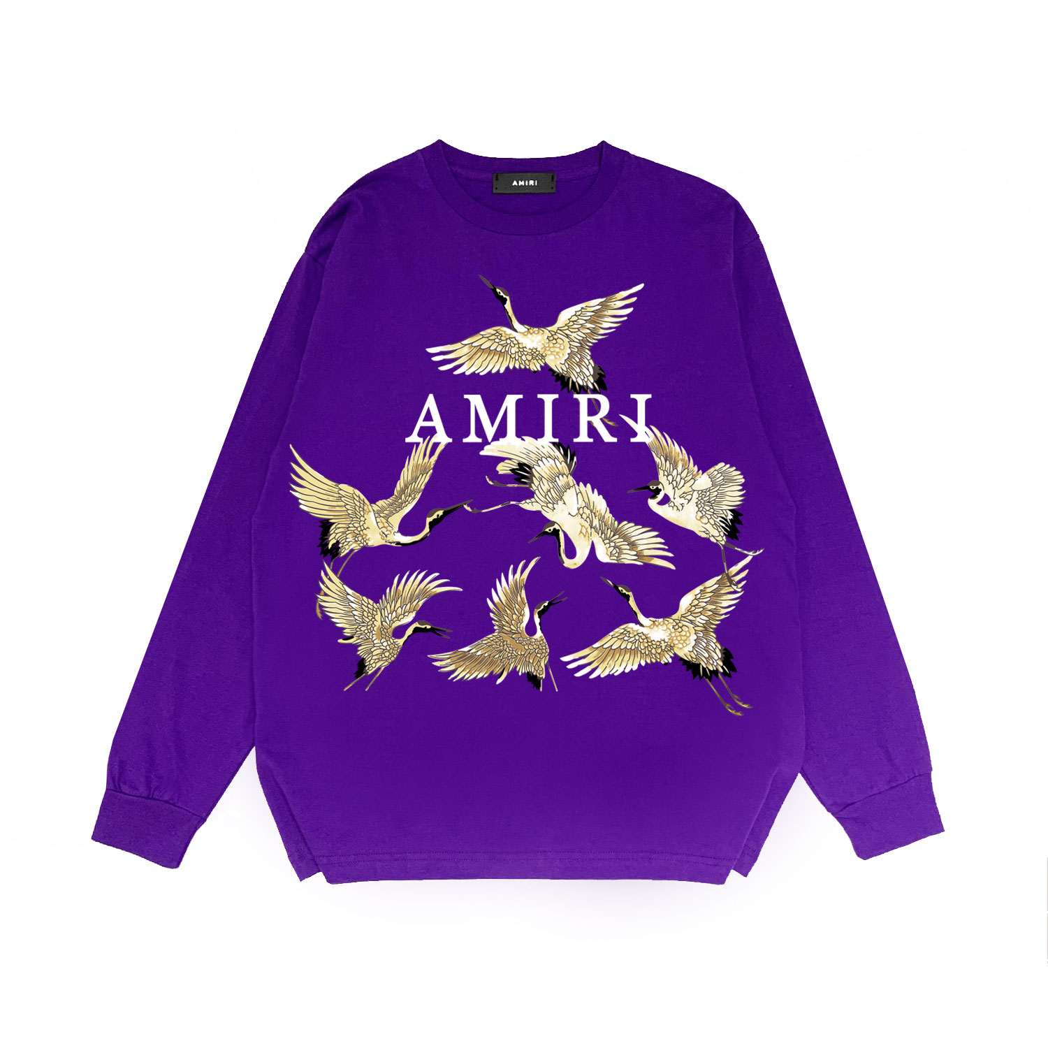 Best Replica Golden Crane alphabet print long sleeves - Colareps