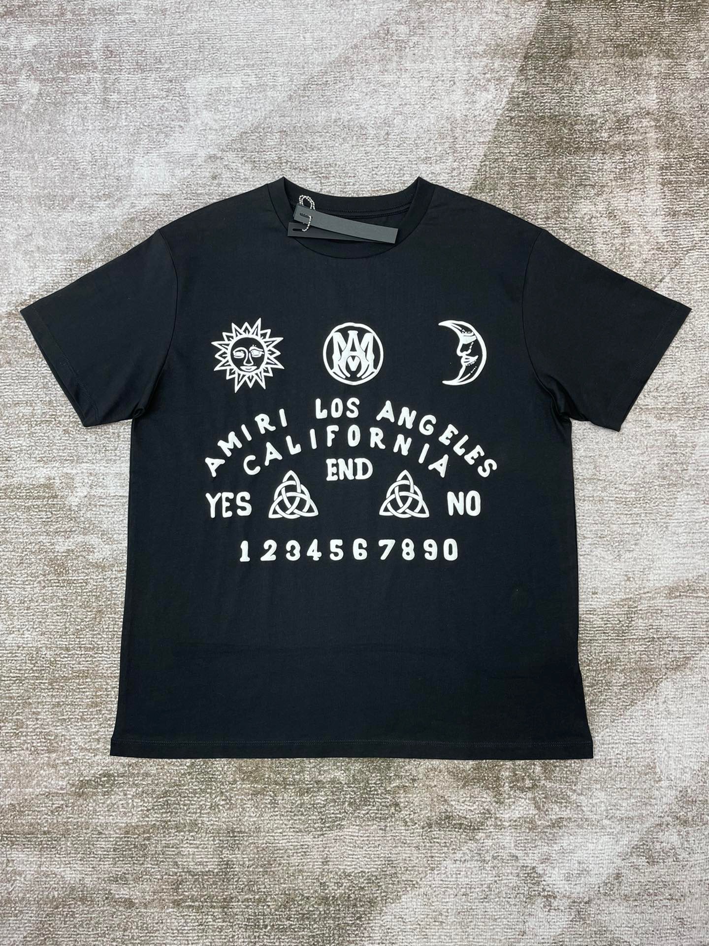 Best Replica 1:1 quality version Sun Moon Foam Printed tee 2 colors - Colareps