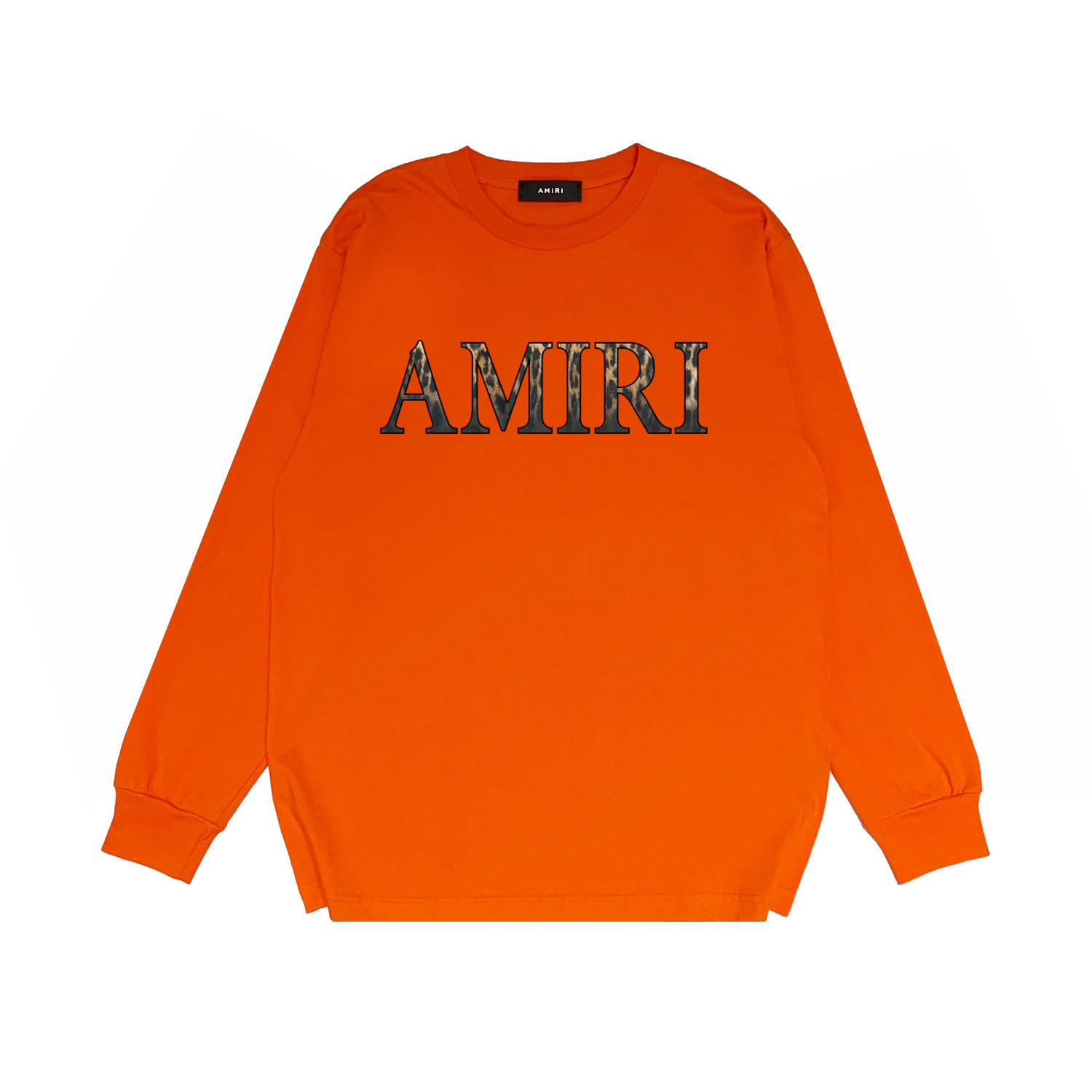 Best Replica Amiri Replica Leopard monogram print long sleeves shirt - Colareps