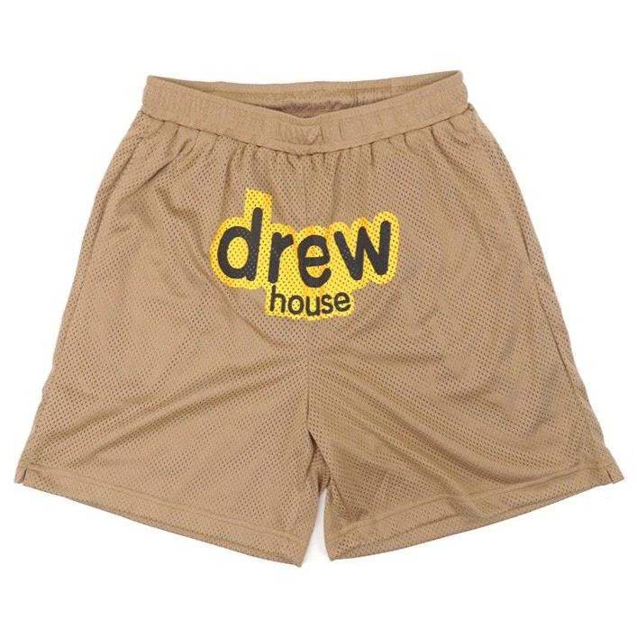 Best Replica Drew House Mesh Shorts Sand - Colareps